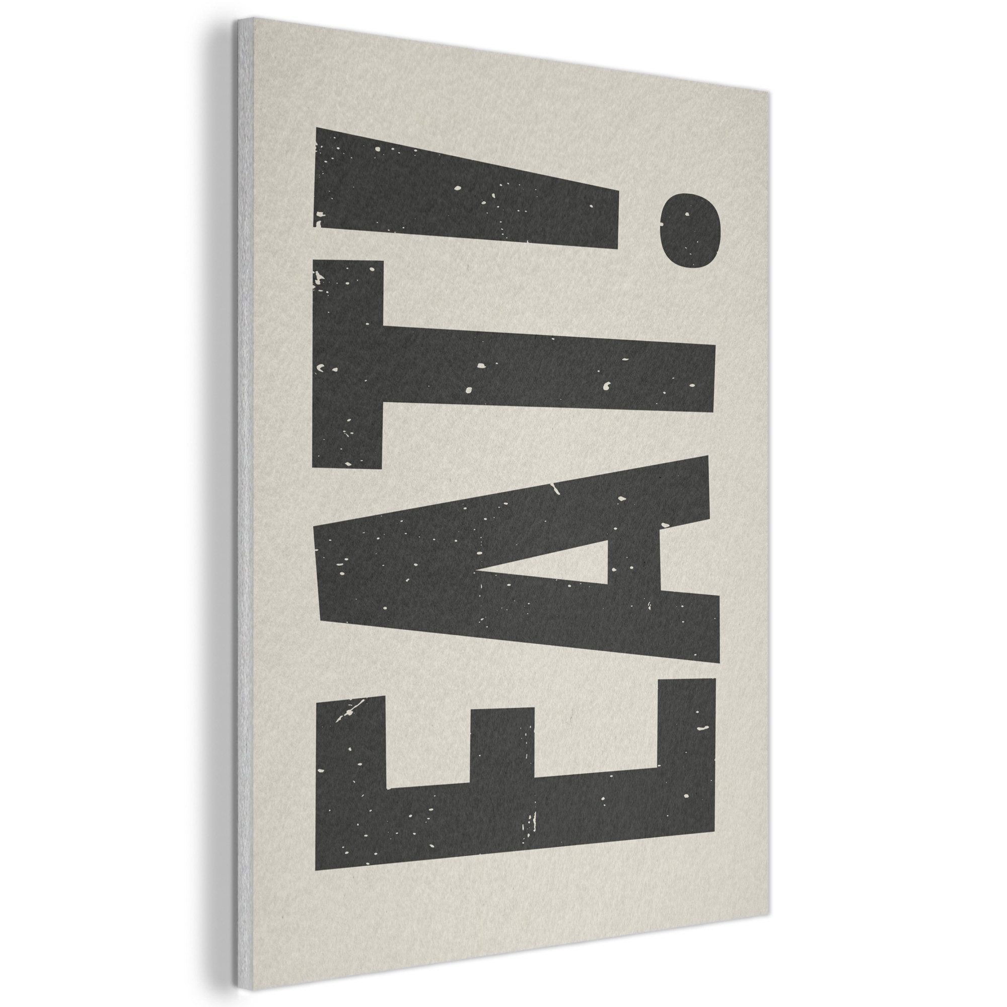 Eat - Schwarz - Beige