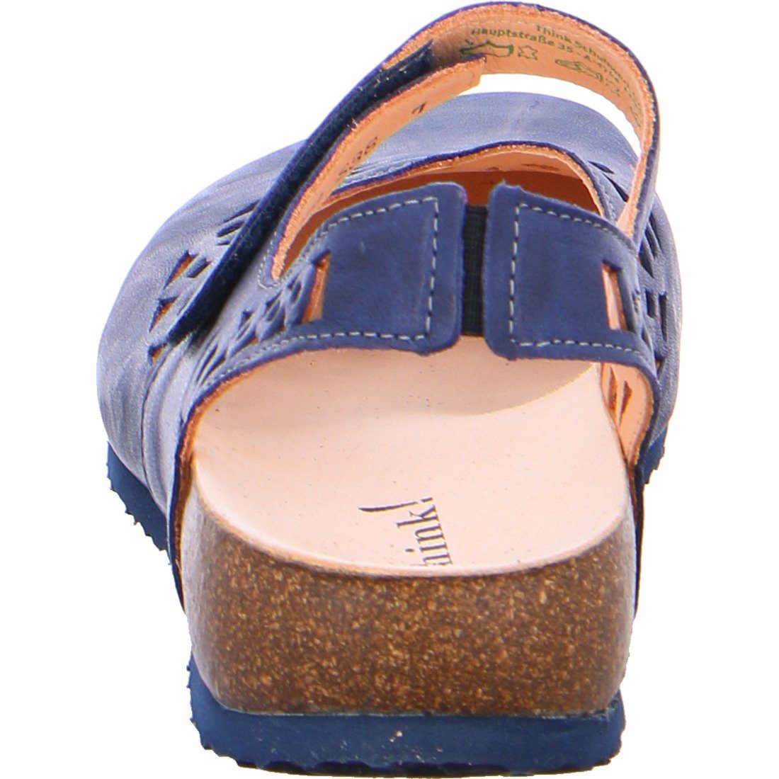 Sandalette Think! blau Damen Leder Sandalette Julia - Schuhe, 039426 Think!
