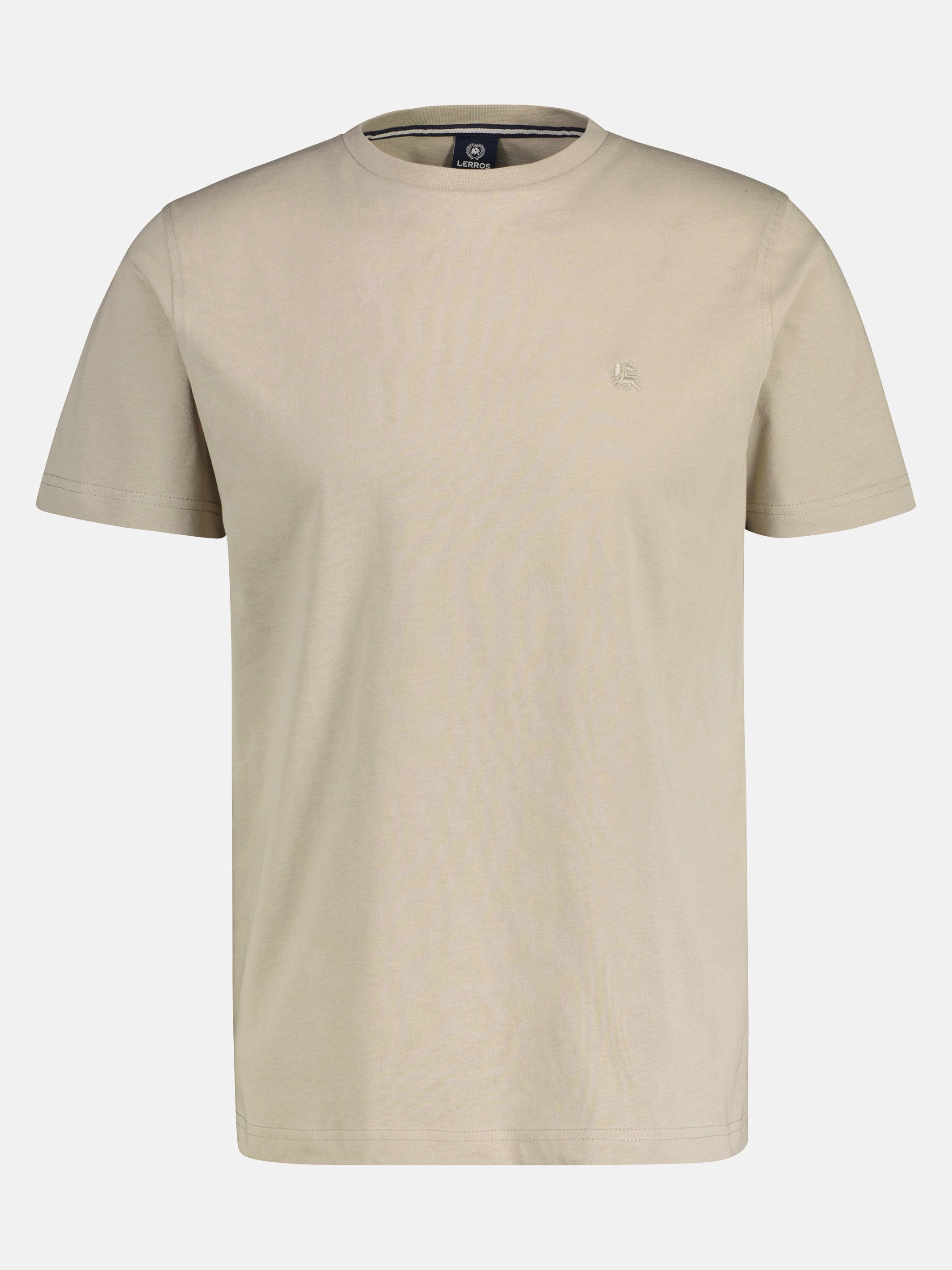 LERROS T-Shirt O-Neck LERROS STONE mit T-Shirt SOFT