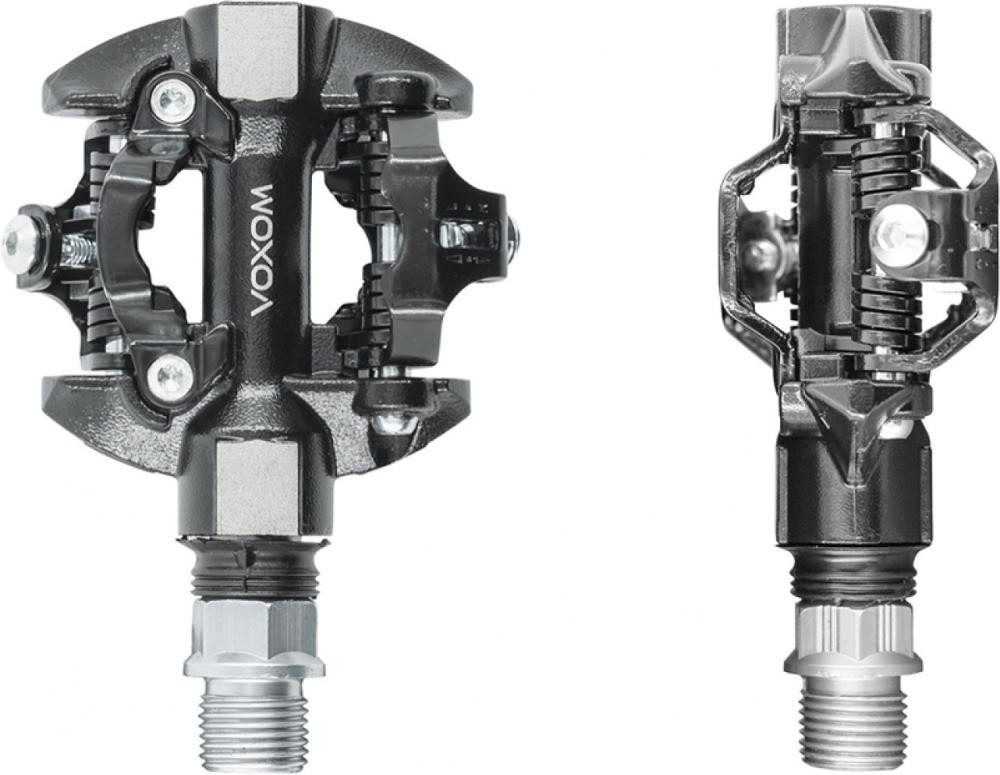 Voxom Klickpedale Voxom Pedal MTB SPD-Pe17 schwarz SPD Cr-Mo Achse gedichtete Industriel