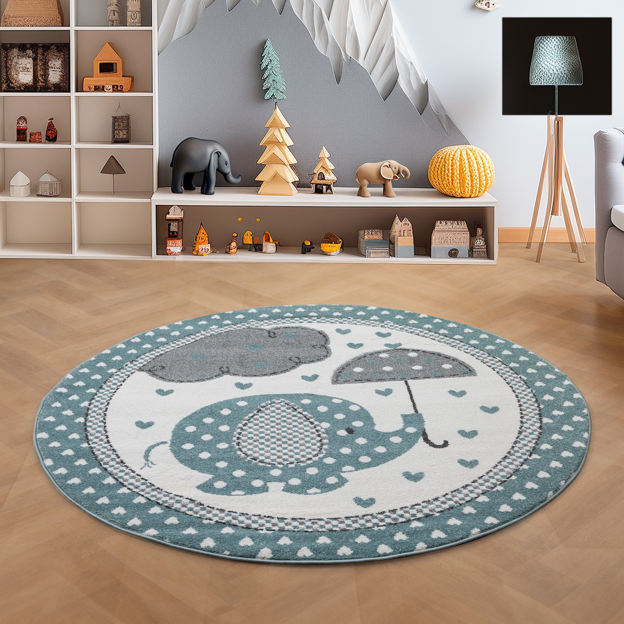 SIMPEX24 Teppich Elefant Design, Läufer, Höhe: günstig online kaufen