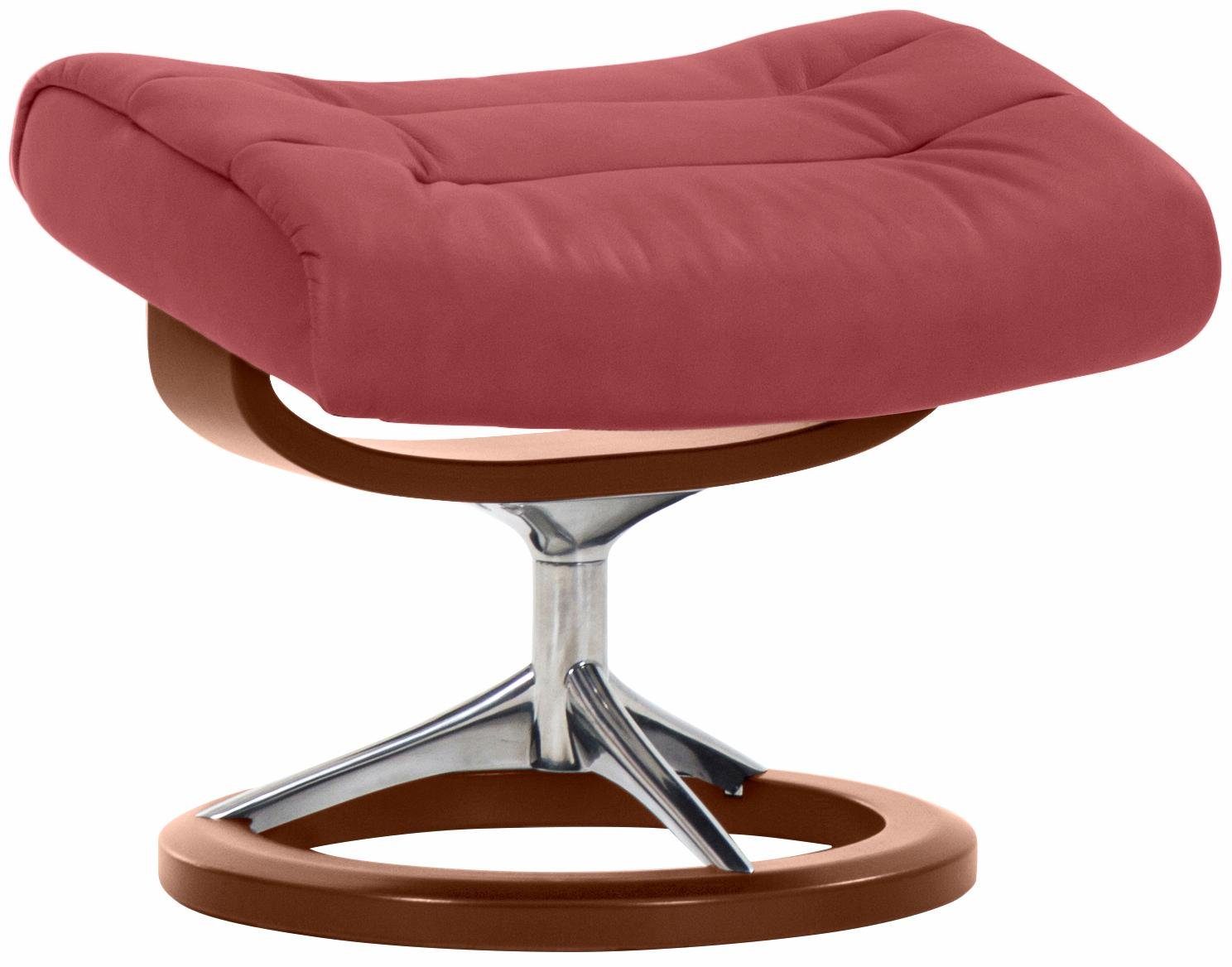 Stressless® Relaxsessel M, Base, Schlaffunktion mit Relaxsessel (Set, Größe mit Hocker, Hocker), mit mit Opal Signature