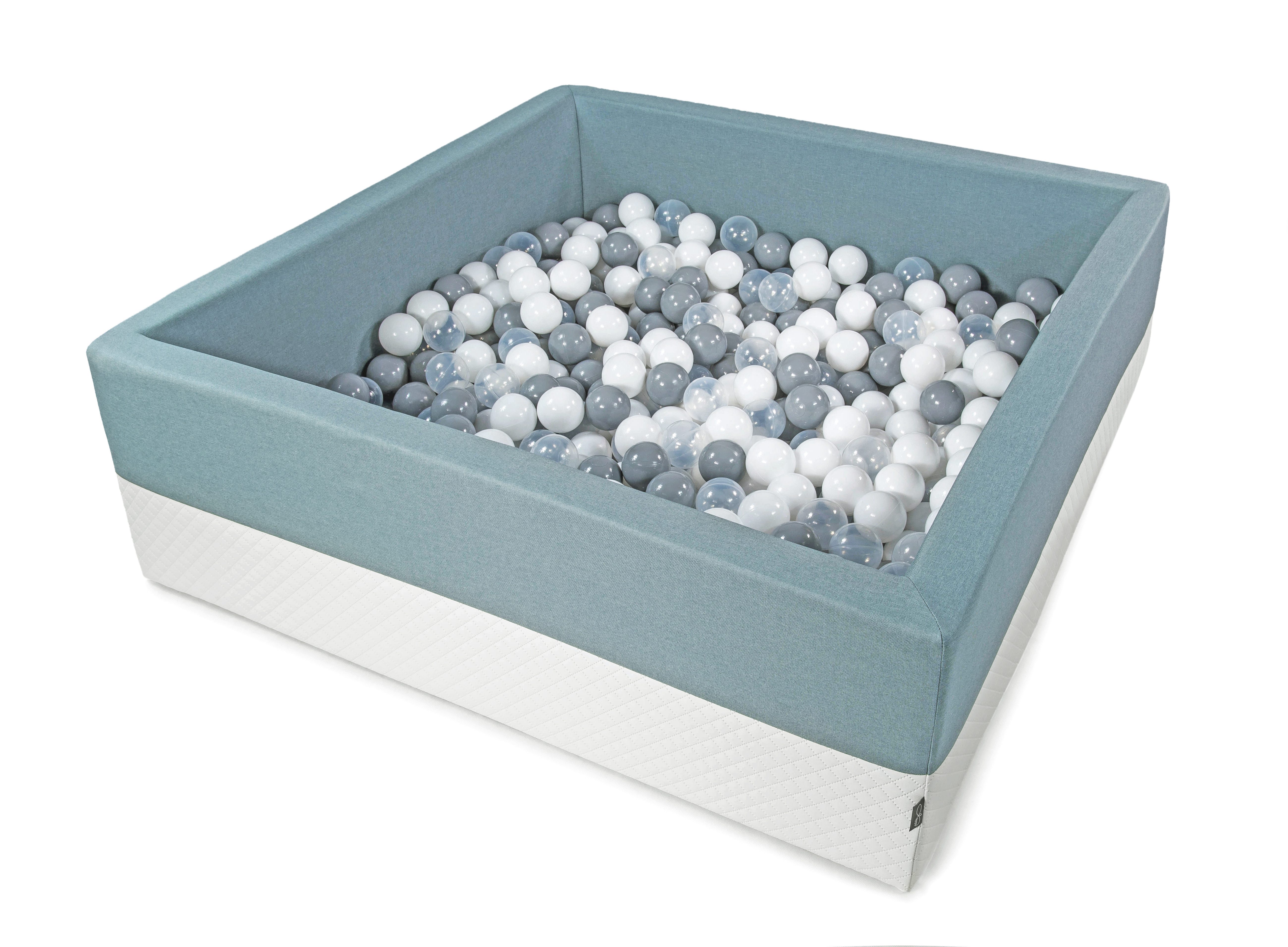 Ajababy Bällebad-Bälle Bällebad XXL Luxus Bällebad Bällepool 90x90x40 mit 200 Bällen