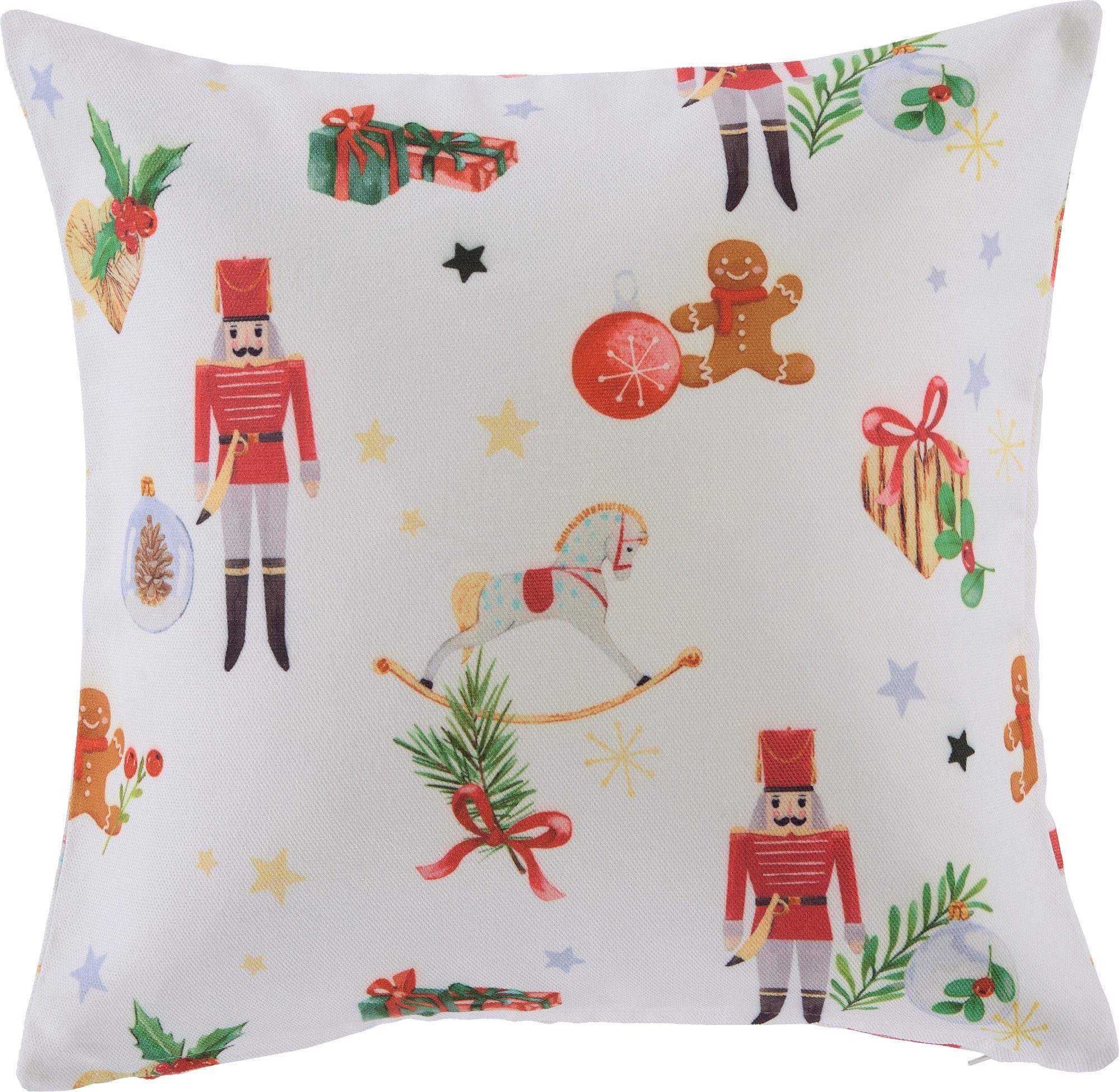 Erwin Müller Kissenbezug Kissenhülle "Nussknacker", fleckabweisend Motiv günstig online kaufen