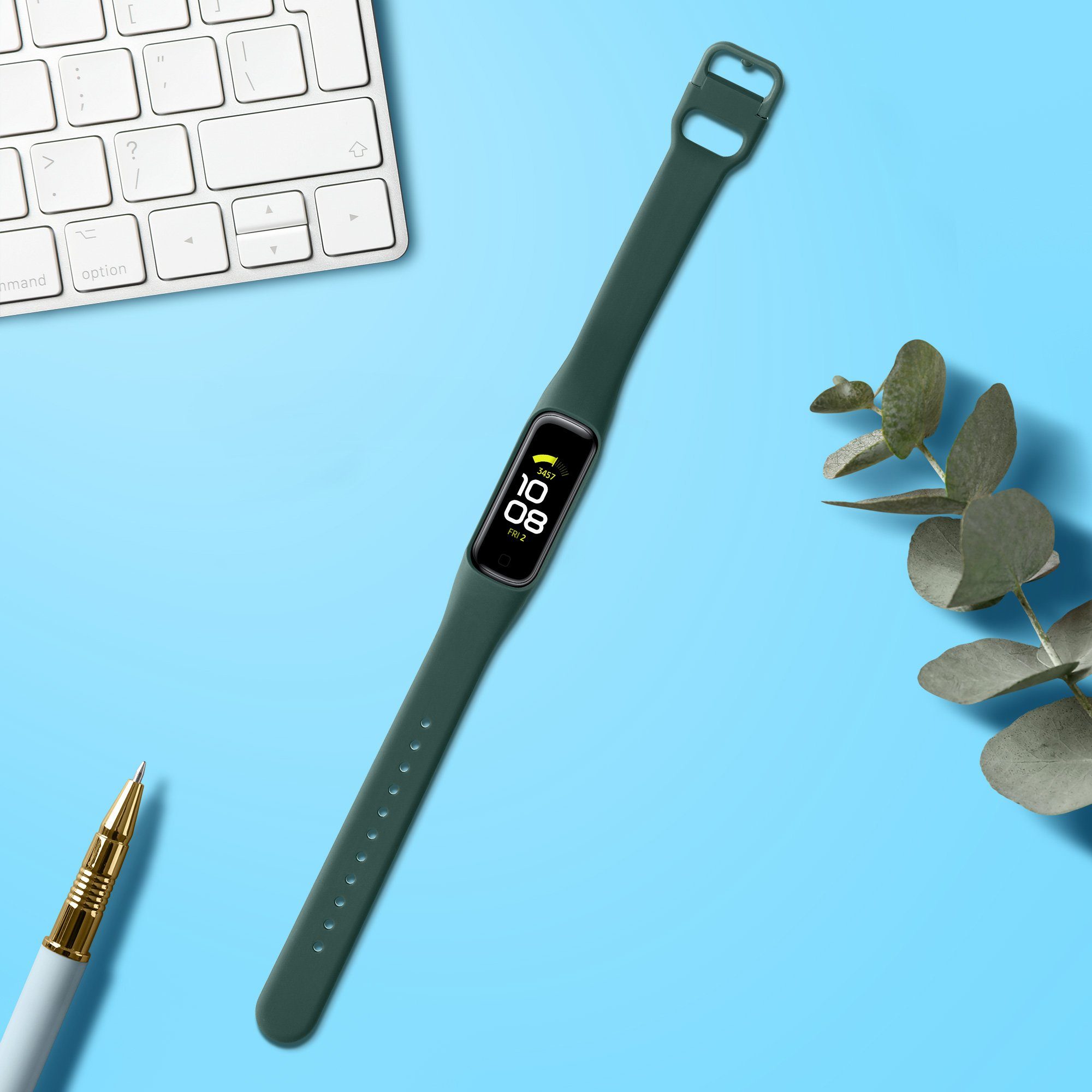 kwmobile Uhrenarmband für Samsung Galaxy Fit 2 Armband Smartwatch, 1-tlg., Ersatzarmband für Fitnesstracker - Wechselarmband Smartwatch