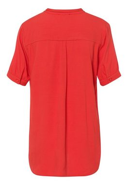 MORE&MORE Midirock Fließende Bluse pepper red