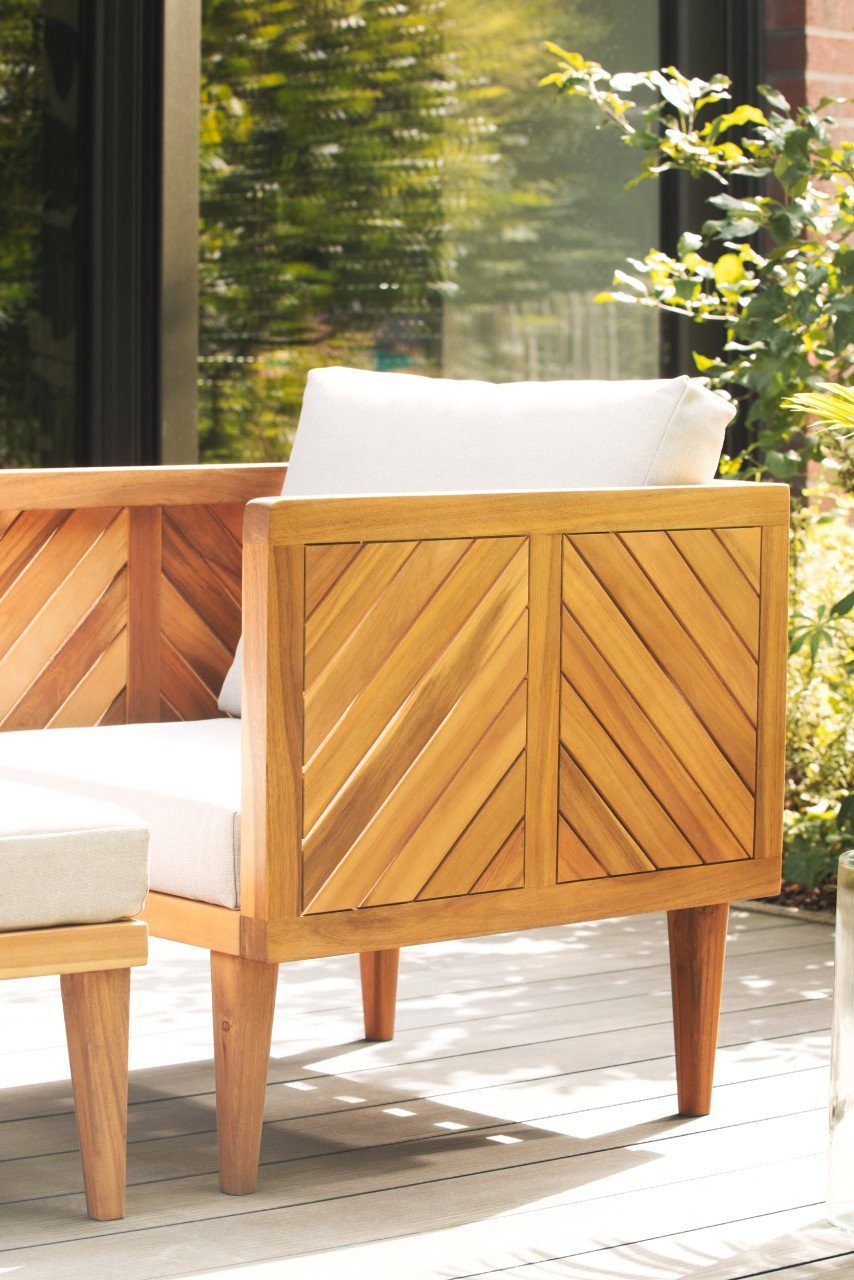 Primaster Gartenlounge-Set Primaster Gartenmöbel-Set Minori Akazienholz, Witterungsbeständig
