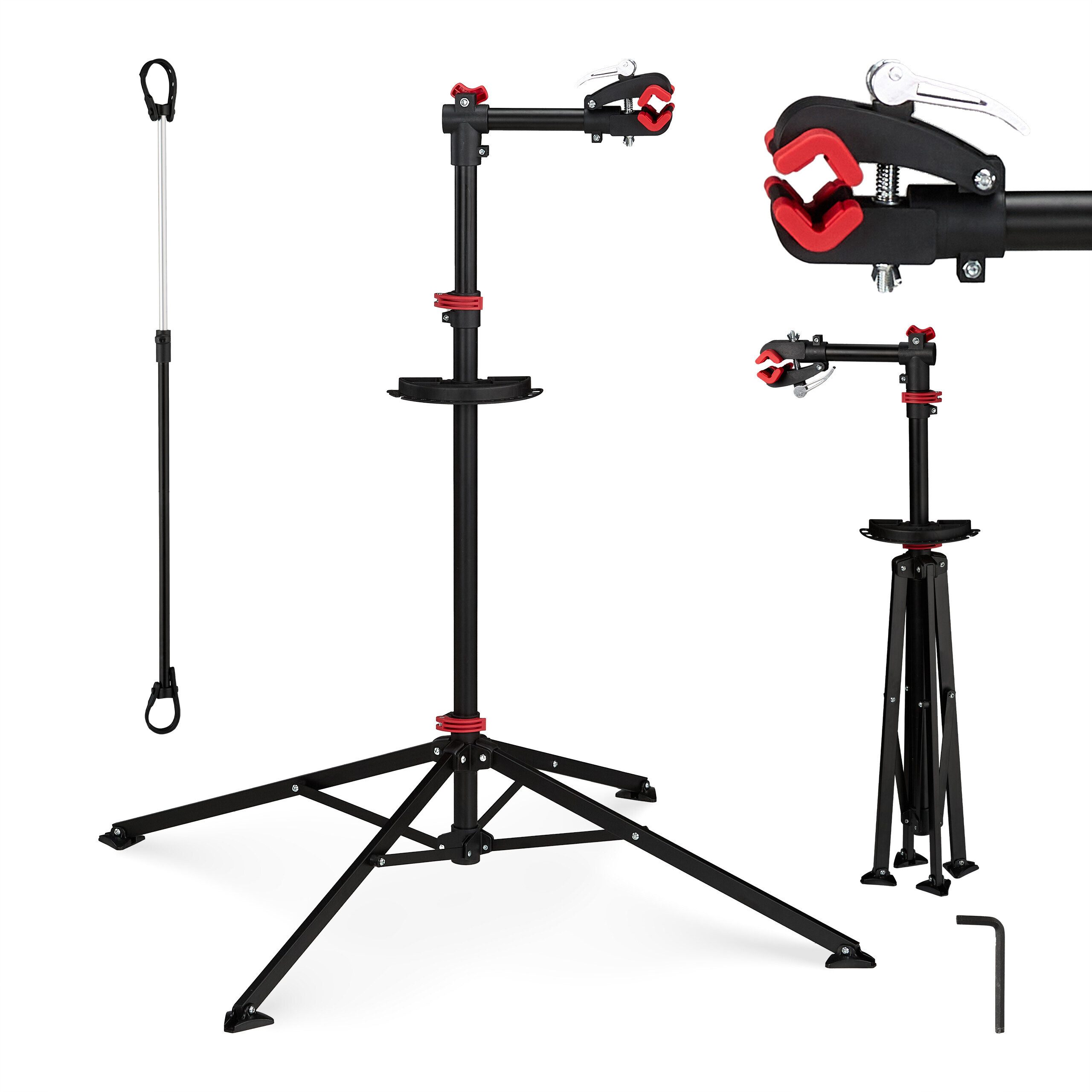 relaxdays Fahrrad-Montageständer bis 30 kg (1-tlg)