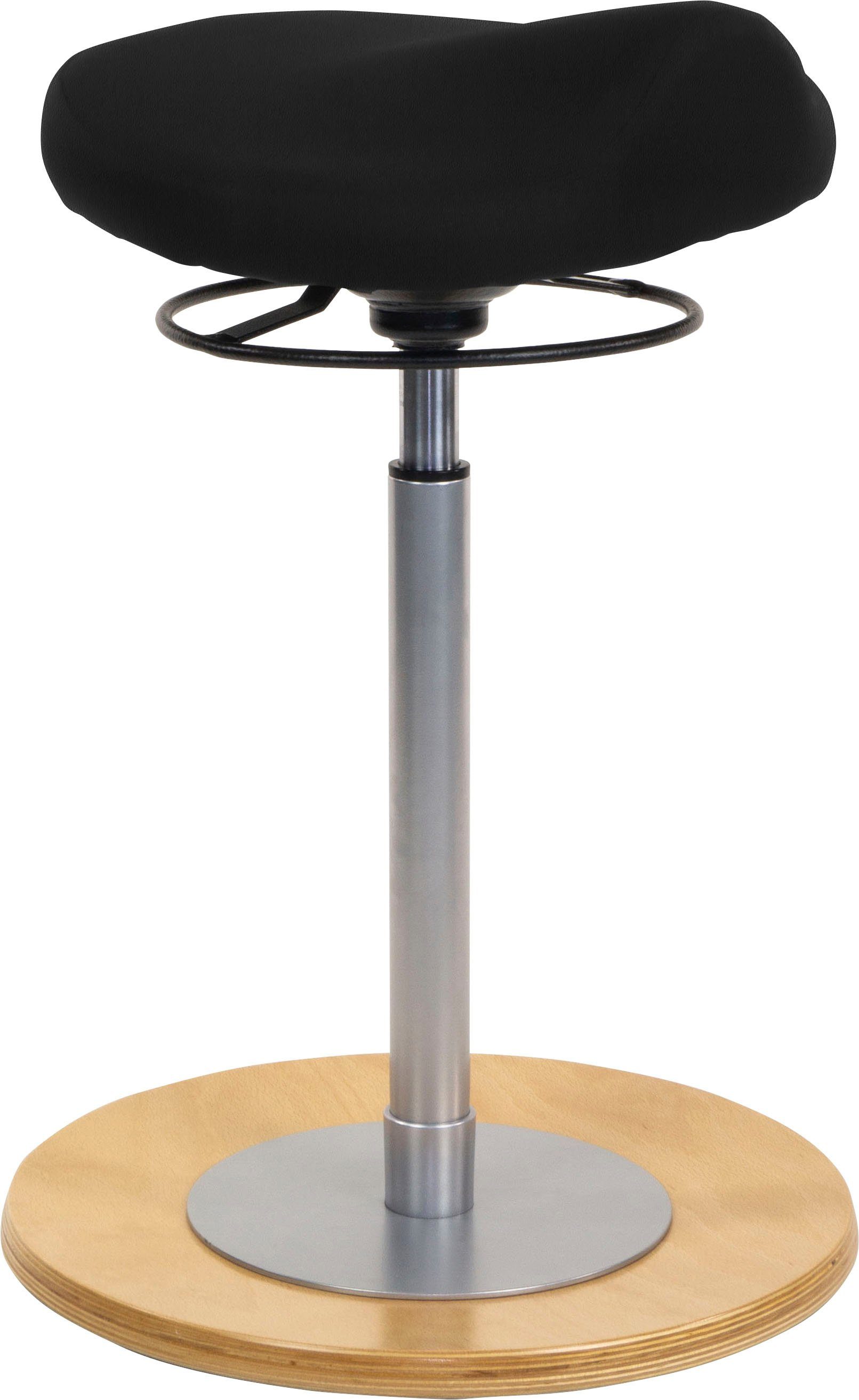 Mayer Sitzmöbel Sitzhocker 1101 (1 St), Pendelhocker mit ergonomisch geformtem Komfortsitz 1101