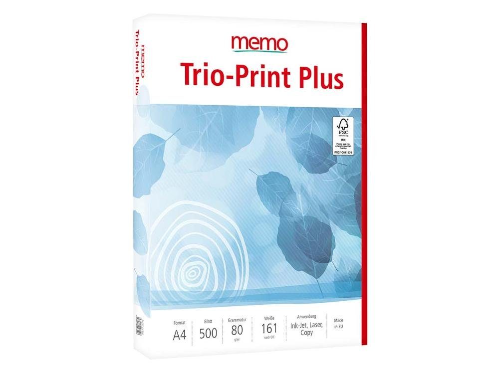 memo Kopierpapier Pl 'Trio-Print memo Kopierpapier Multifunktionales