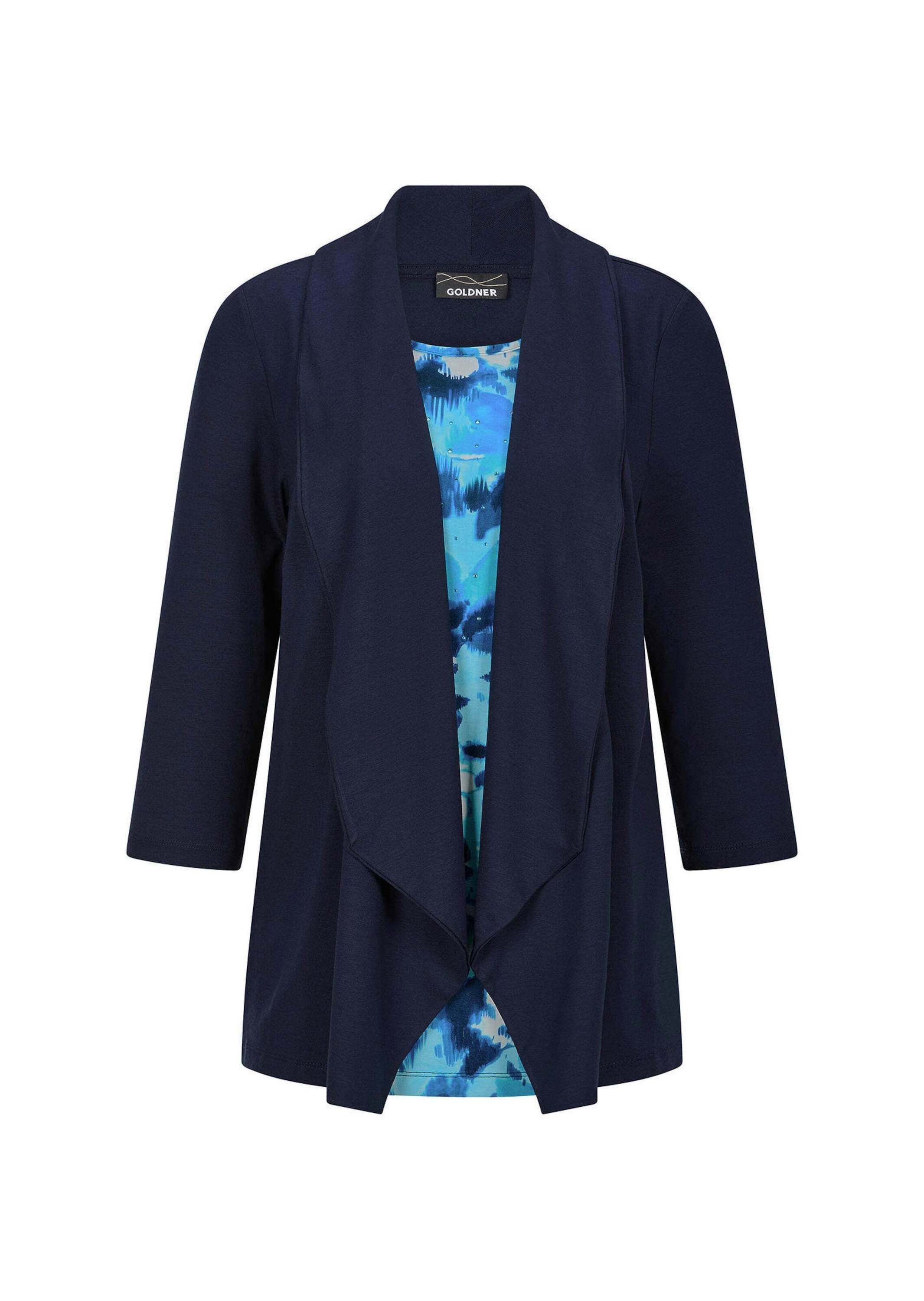 Longshirt Viskoseshirt in Twinset-Optik