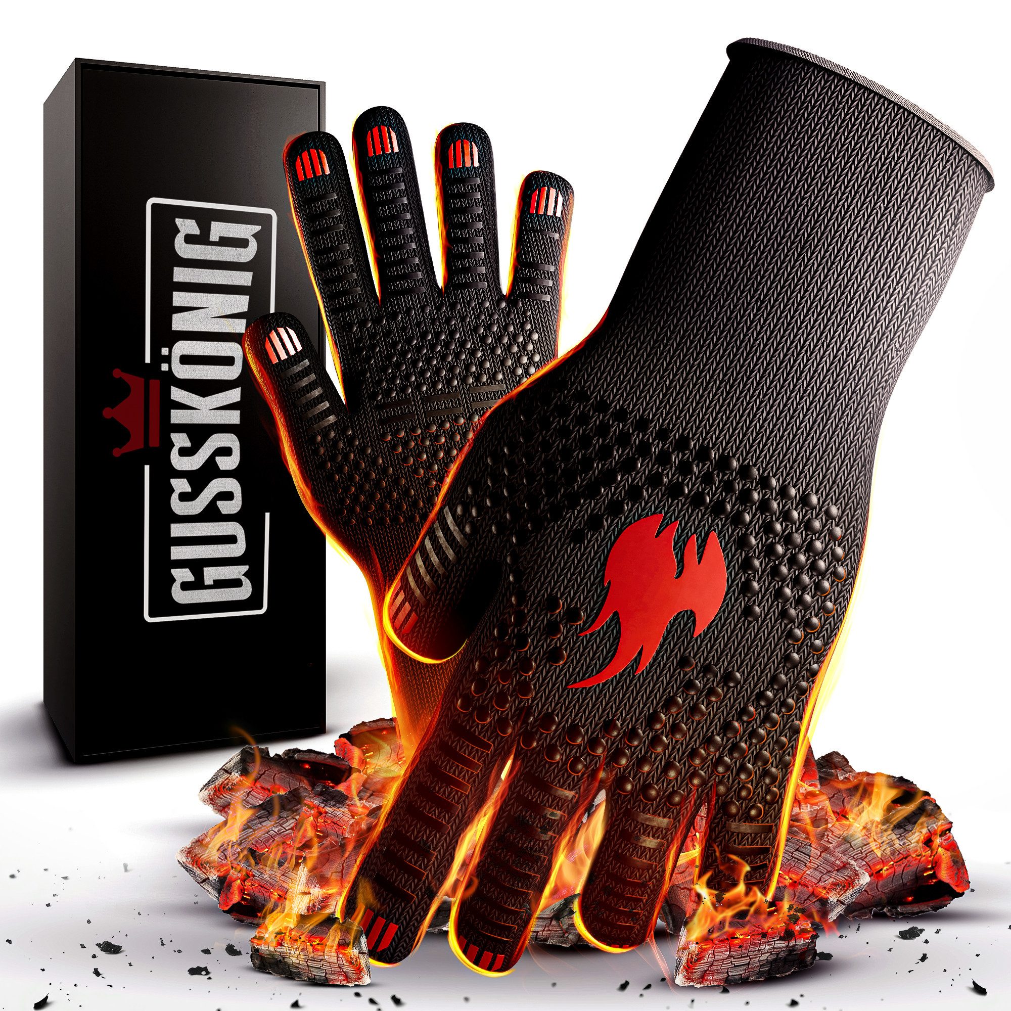 GUSSKÖNIG Grillhandschuhe GUSSKÖNIG Grillhandschuhe hitzebeständig bis günstig online kaufen