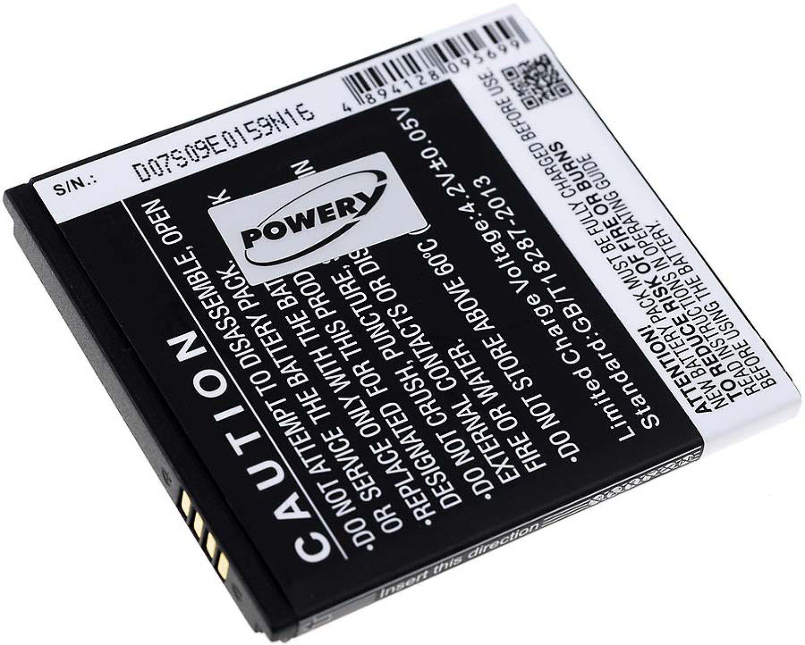 Powery Akku für Vodafone Typ CPLD-315 Smartphone-Akku 1800 mAh (3.7 V)