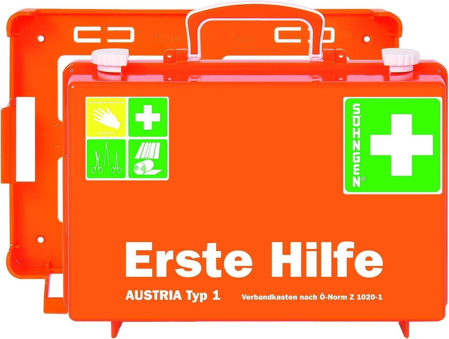 Söhngen Erste-Hilfe-Koffer AUSTRIA Typ 1, Wundverbände; Rettungsdecke