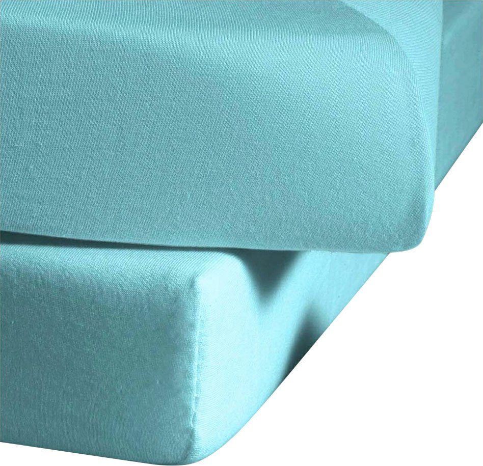fleuresse Betttuch Colours, Mako-Satin, Gummizug: ohne, günstig online kaufen