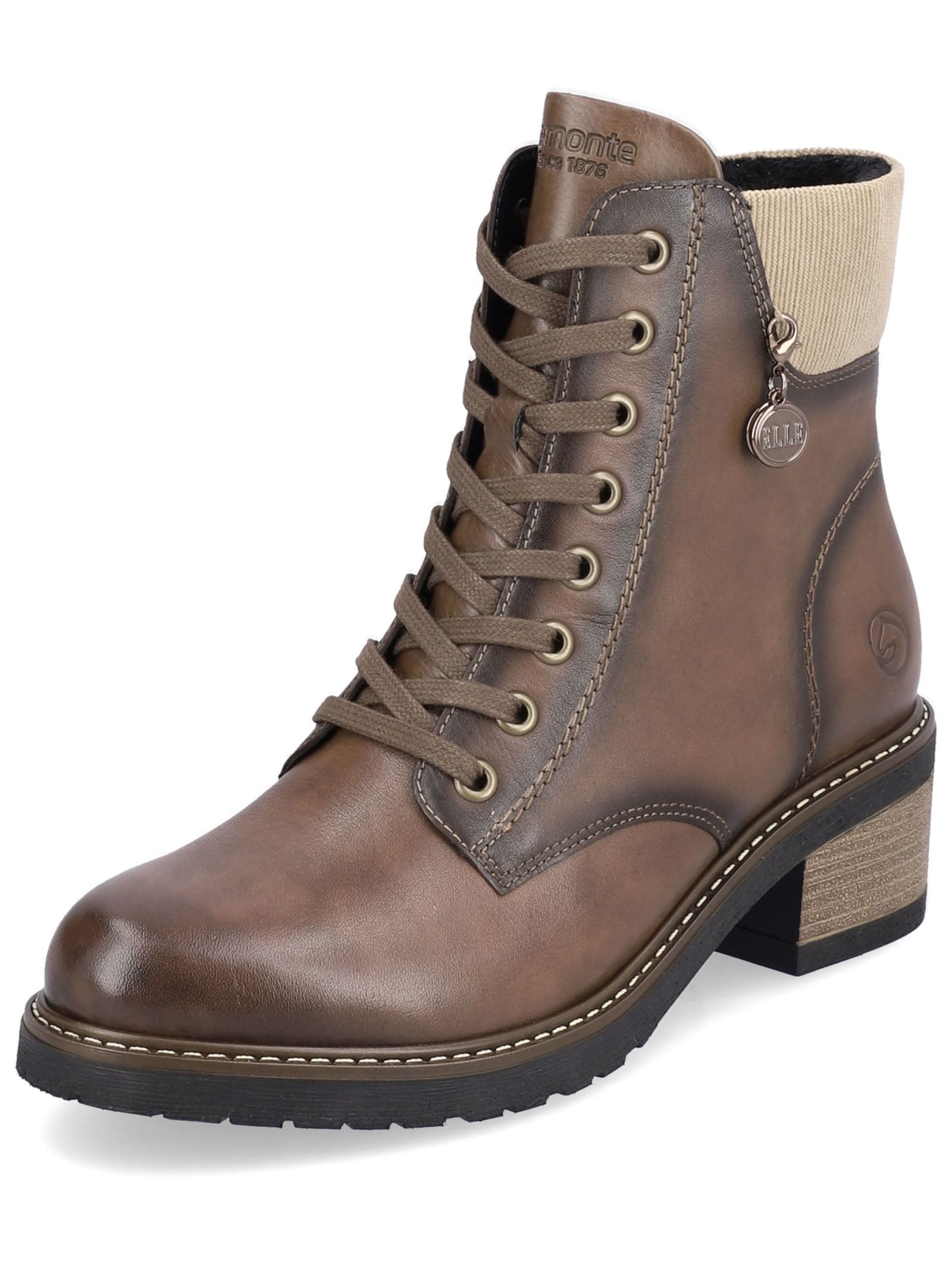 Remonte Stiefelette Glattleder Schnürstiefelette