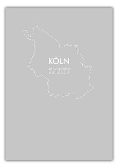 MOTIVISSO Poster Köln Koordinaten #7