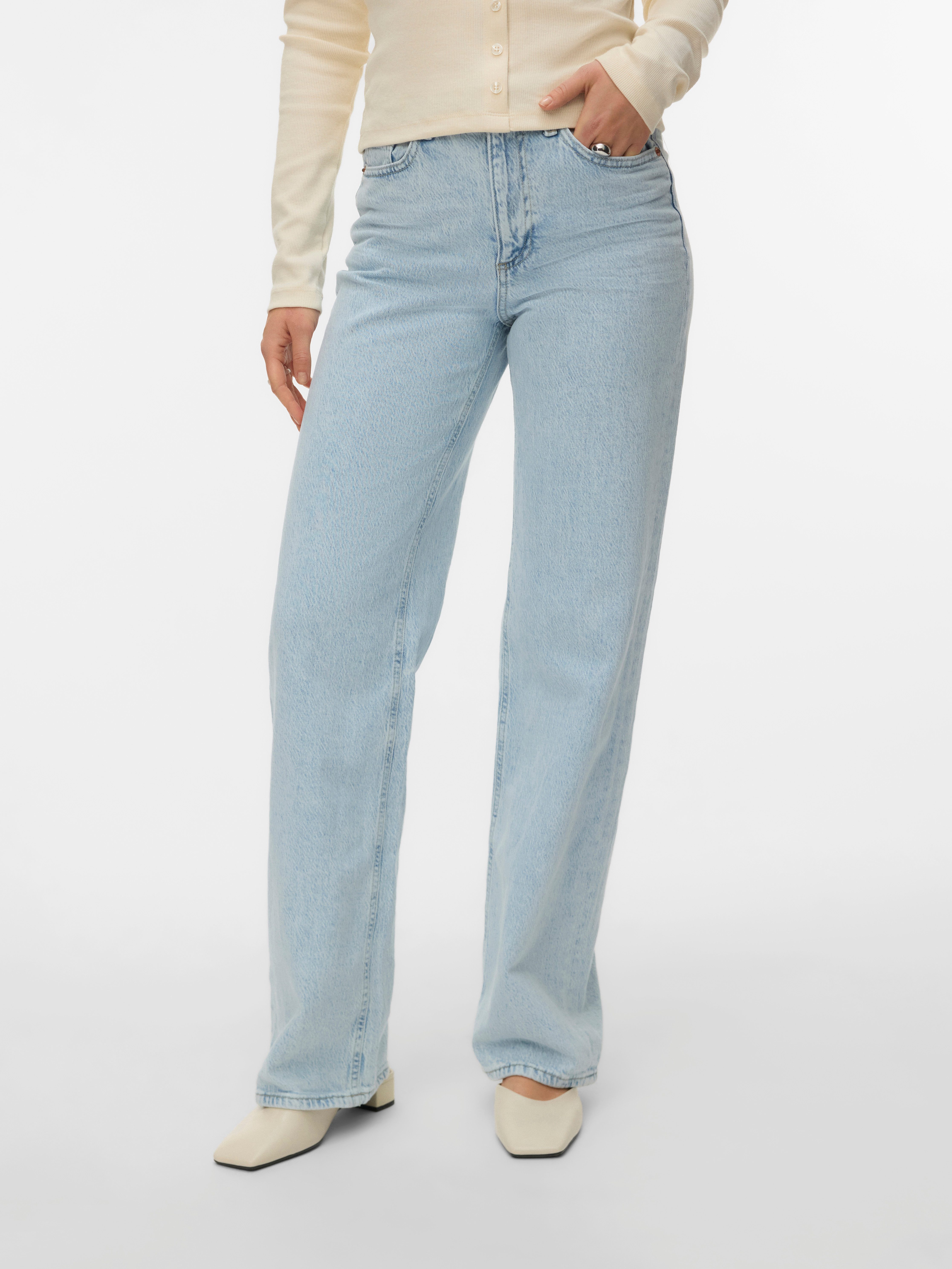 Vero Moda High-waist-Jeans VMTESSA HR WIDE JEANS RA3052 GA NOOS