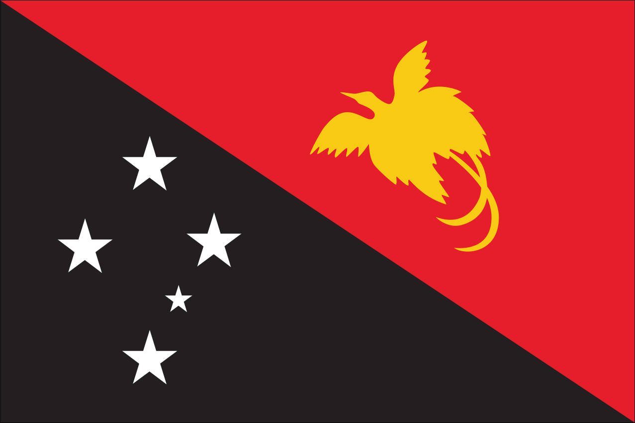 flaggenmeer Flagge 160 Papua-Neuguinea Querformat g/m²