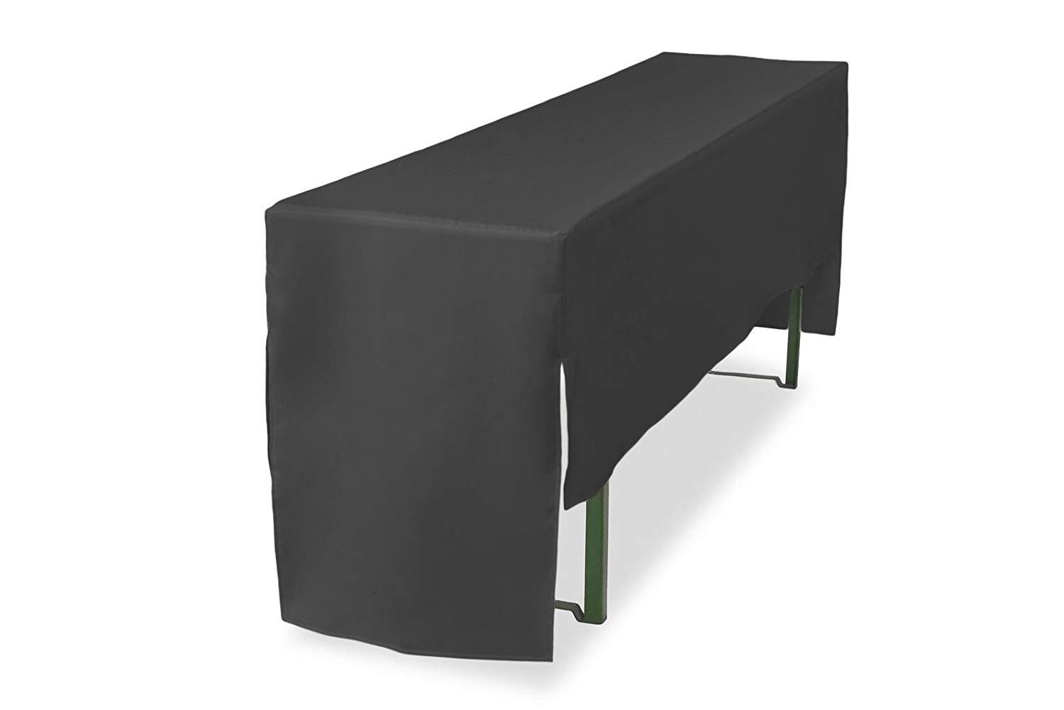 TexDeko Biertischhusse Biertischhussen Premium PRO für Bierzeltgarnituren mit Beinfreiheit, Breite: Nach Wahl, blickdicht & pflegeleicht