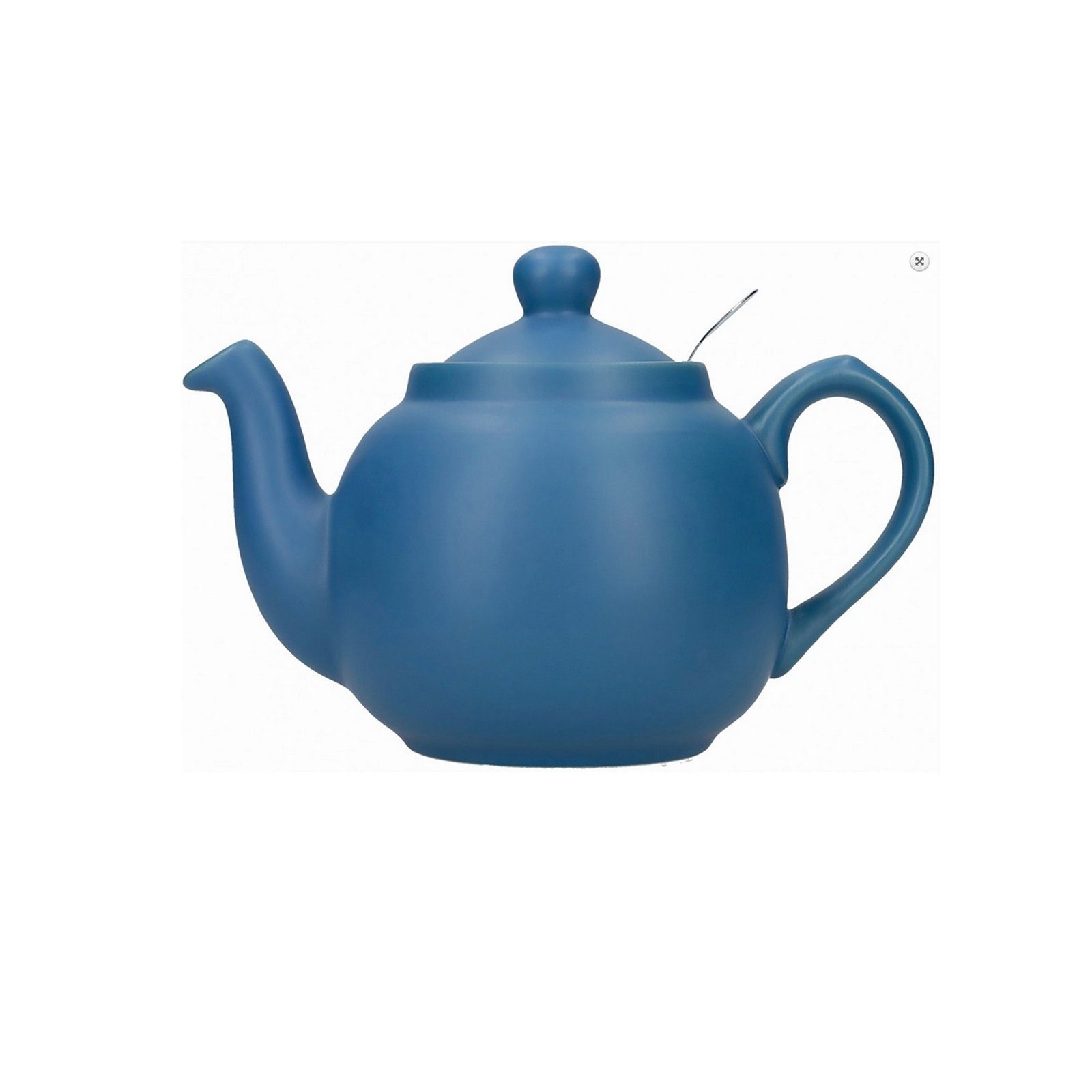 Neuetischkultur Teekanne Teekanne, Keramik/Edelstahlsieb, für 6 Tassen, 1.5 l Nordisch Blau