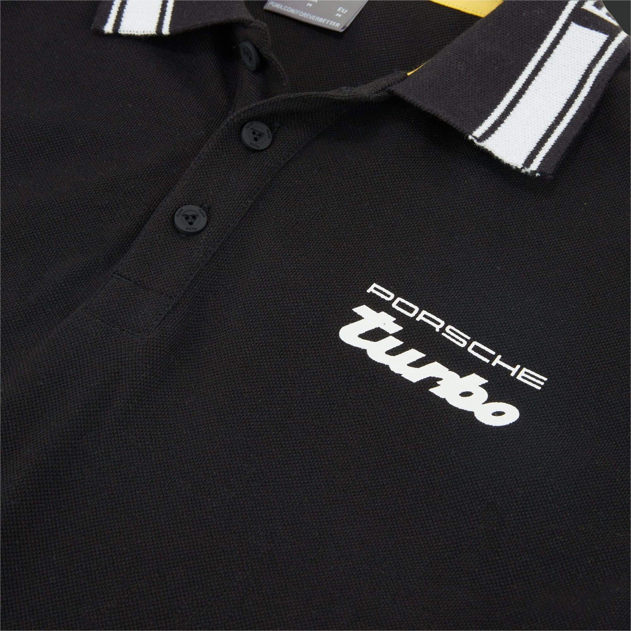 Porsche Motorsport Poloshirt Porsche Legacy Puma Polo Shirt "Turbo" - schwarz