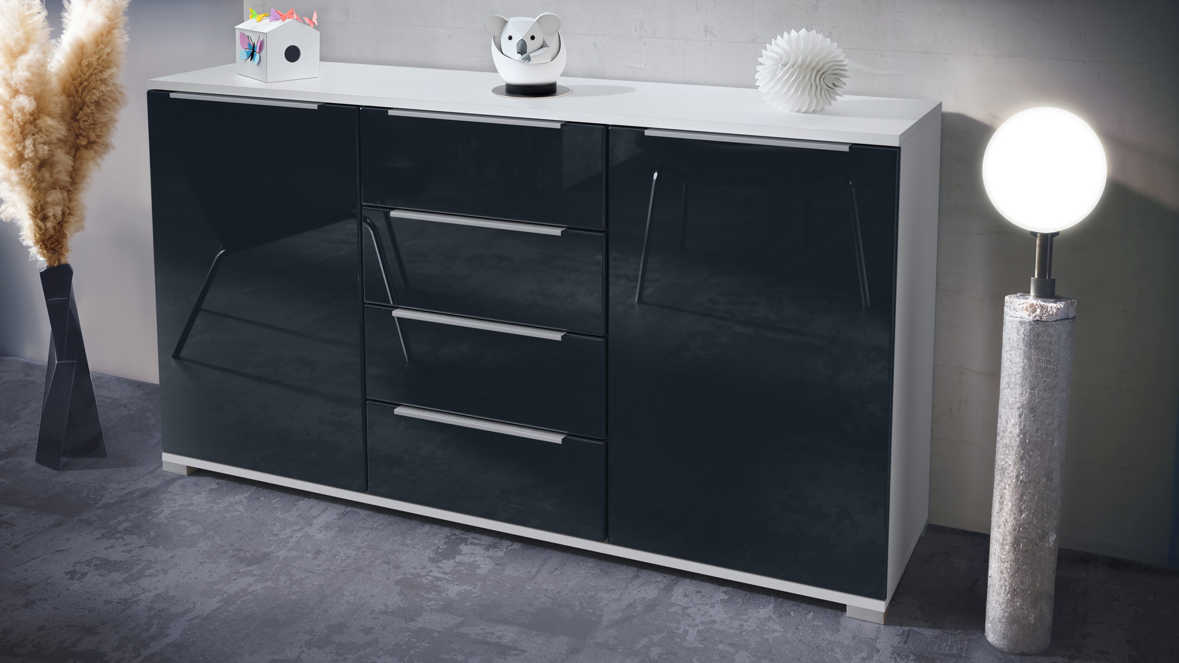 Vladon Sideboard Linio V1 (Anrichte, mit günstig online kaufen