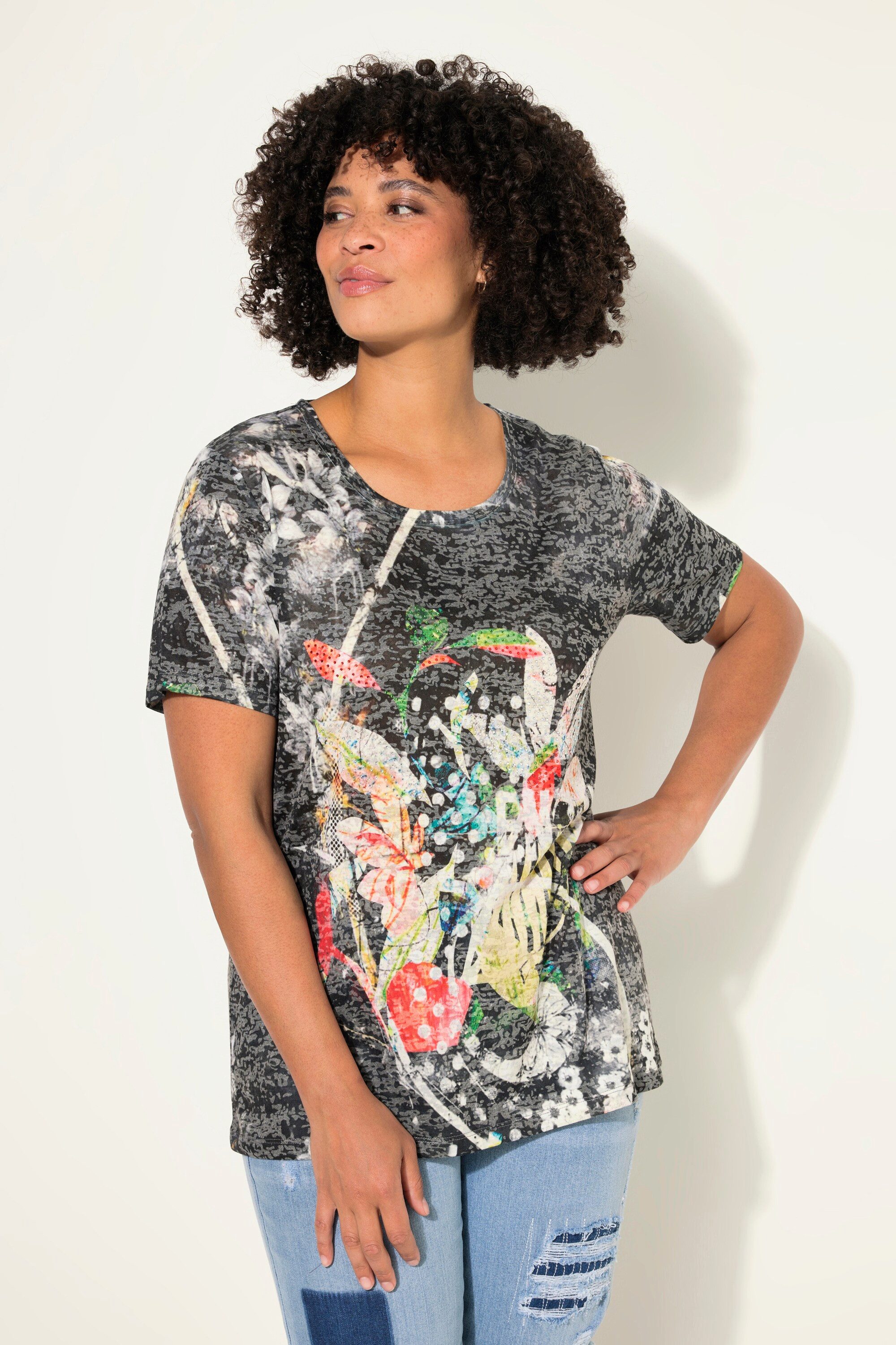 Angel of Style T-Shirt T-Shirt Mustermix Halbarm günstig online kaufen