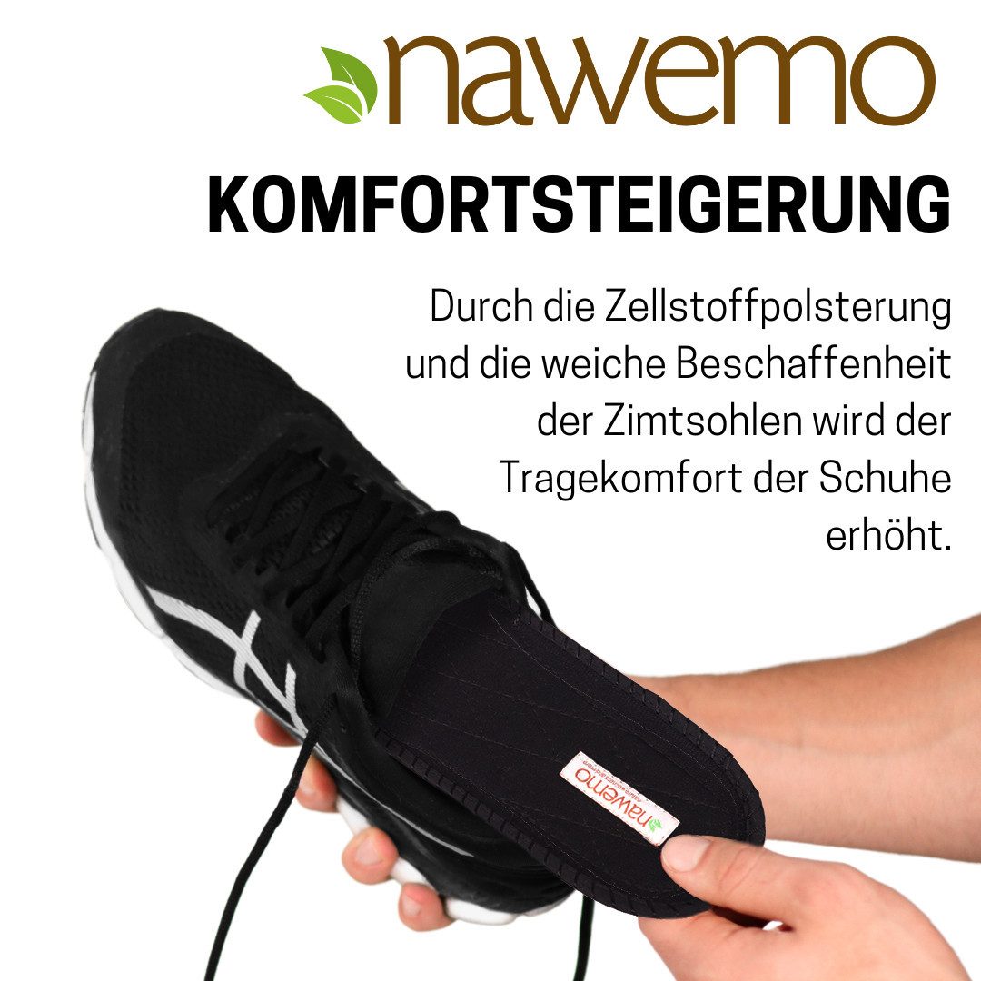 Nawemo Einlegesohlen Zimtsohlen Sport von Nawemo. 3 Paar