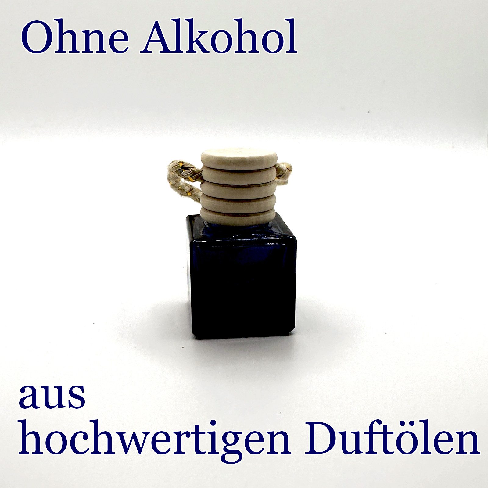 WonderWax Raumduft WonderWax® Auto Duft Quadrat Schwarz Deckel rund 8 ml, (Pfirsich & Pistaziencreme), Duftrichtung: Pfirsich & Pistaziencreme