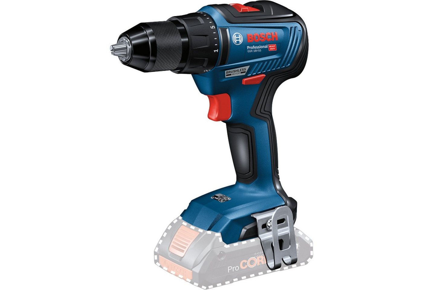 Thumbnail - Bosch Professional Schraubendreher Bosch Professional Akku-Bohrschrauber GSR 18V-55