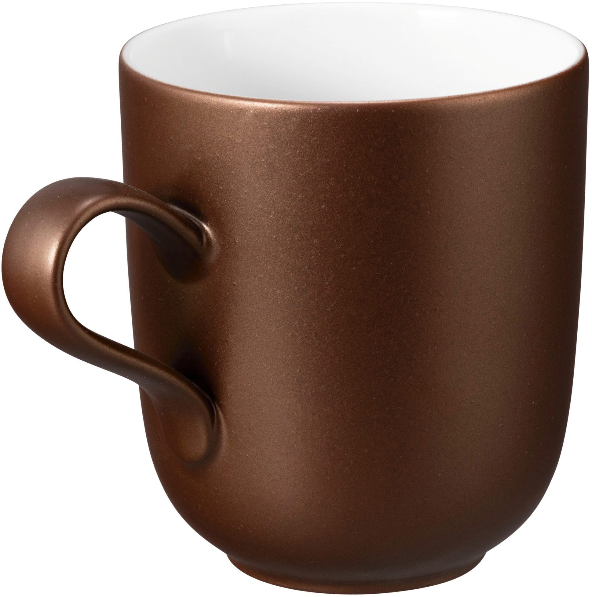 Seltmann Weiden Becher Liberty Bronze, 1-tlg., Porzellan, Kaffeebecher, Tasse