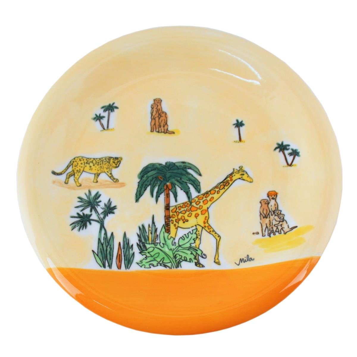 Keramik-Teller Africa-Hideaway, St) (1 Mila Teller Mila