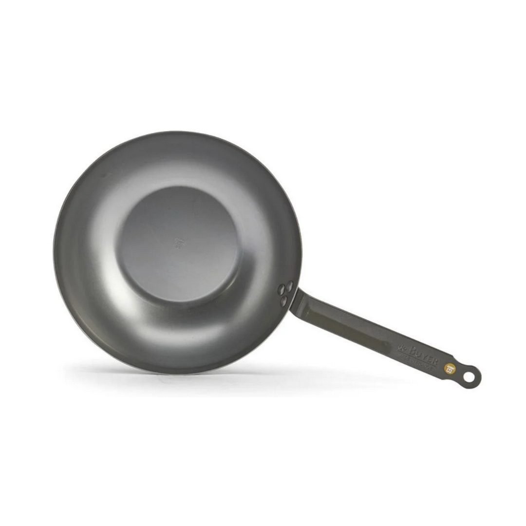 de Buyer Wok Mineral B Bois, 24 cm