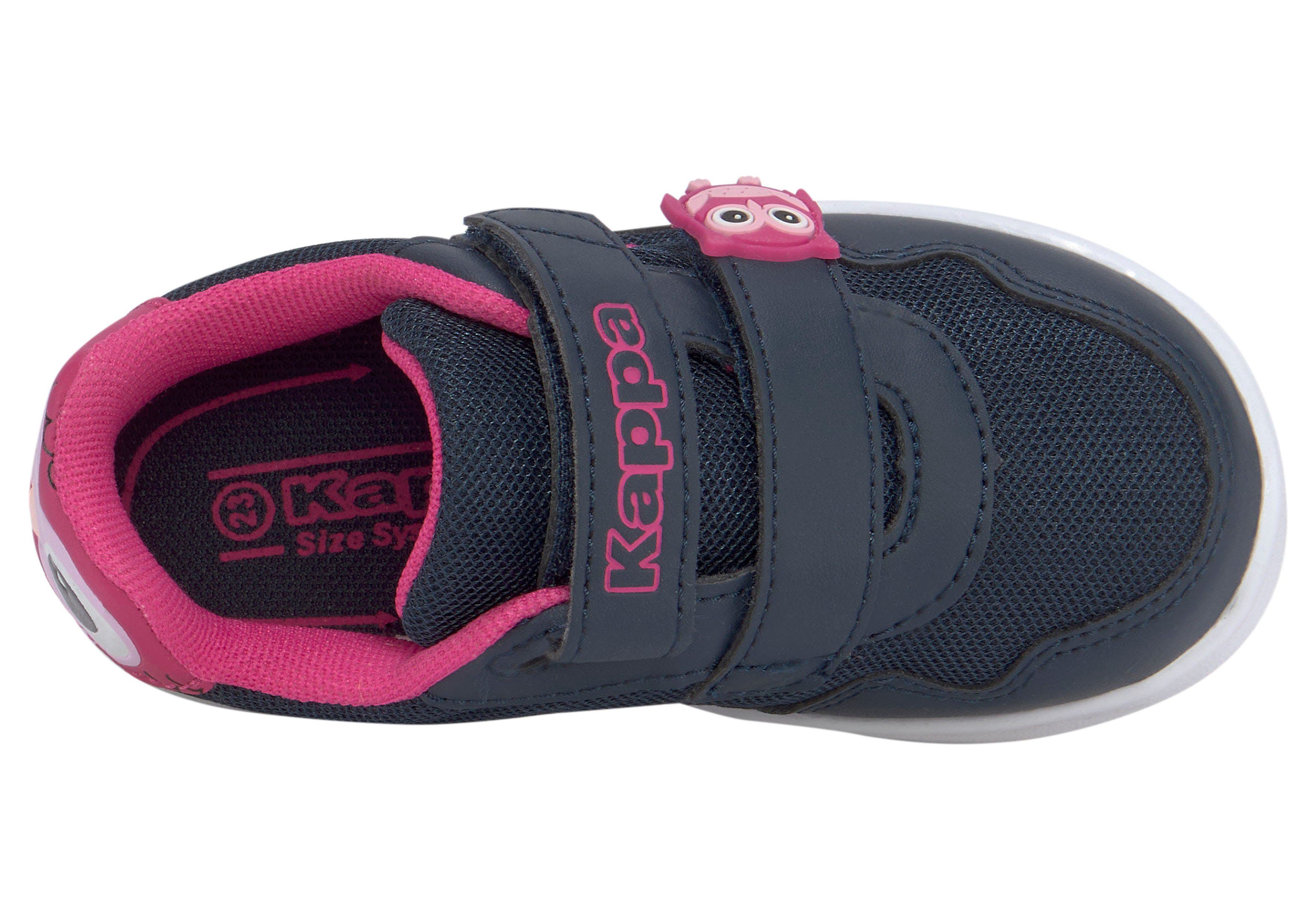 Kappa Sneaker mit Klettverschluss navy-pink