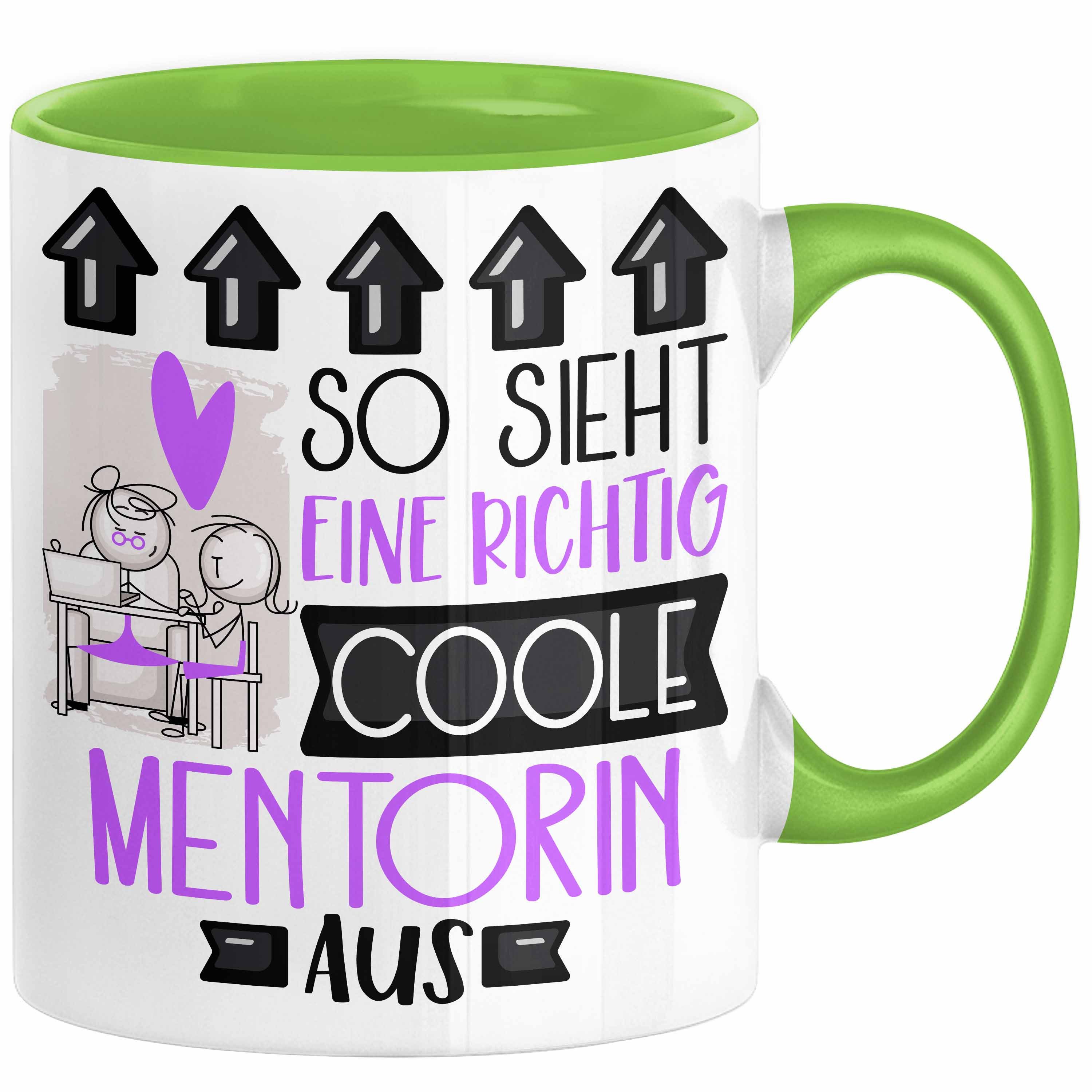 Tasse Mentorin Geschenk Tasse Lustig Geschenkidee für Mentorin Geburtstag So