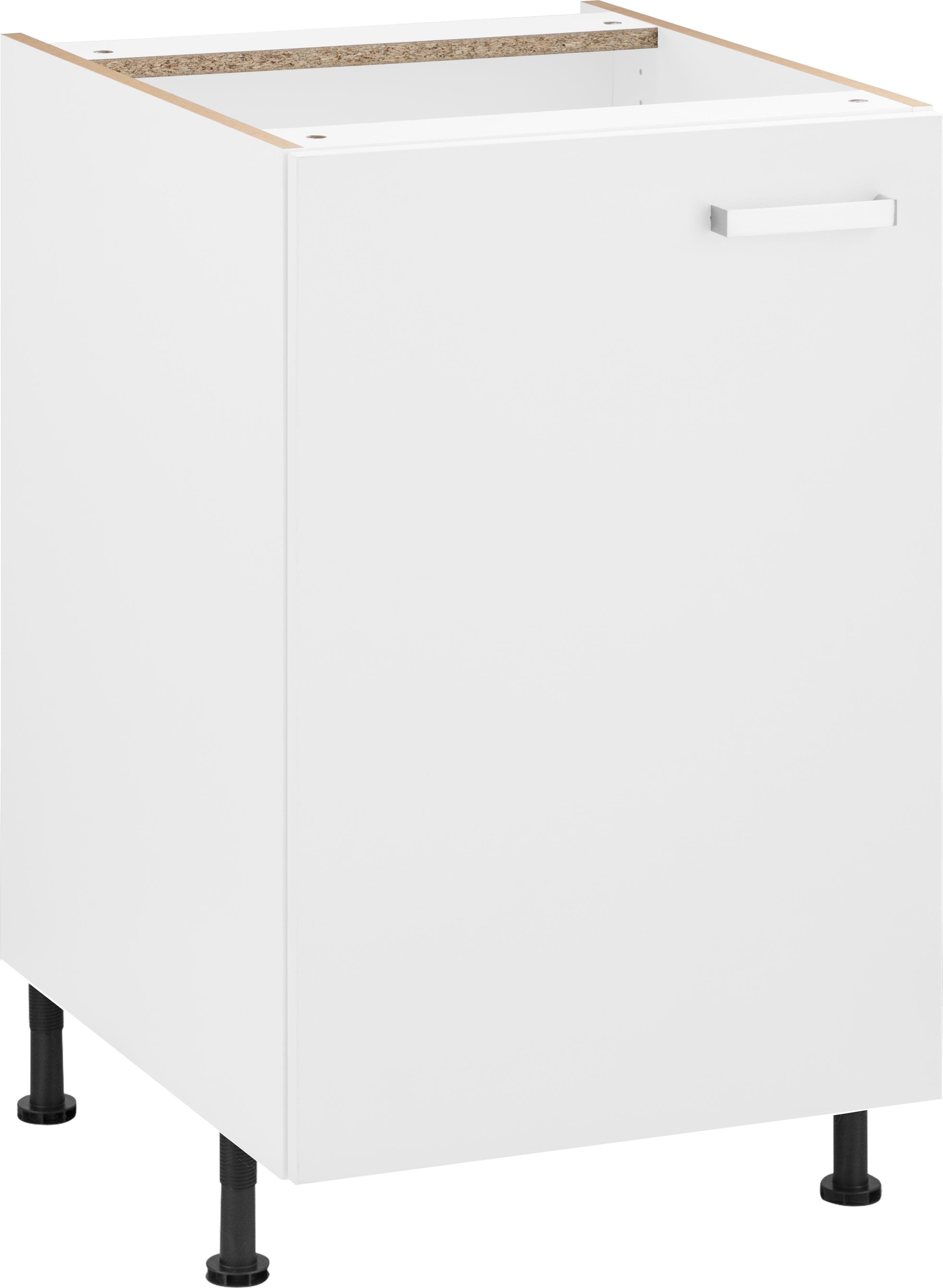 OPTIFIT Unterschrank Parma Breite 50 cm weiß | weiß