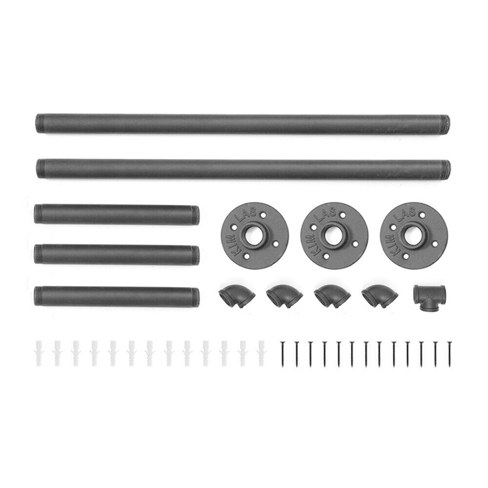 Youyijia Kleiderbügel Clothes Rack for Wall 140 cm Pipe Clothes Rack Industrial Style – Bild 3 von 5