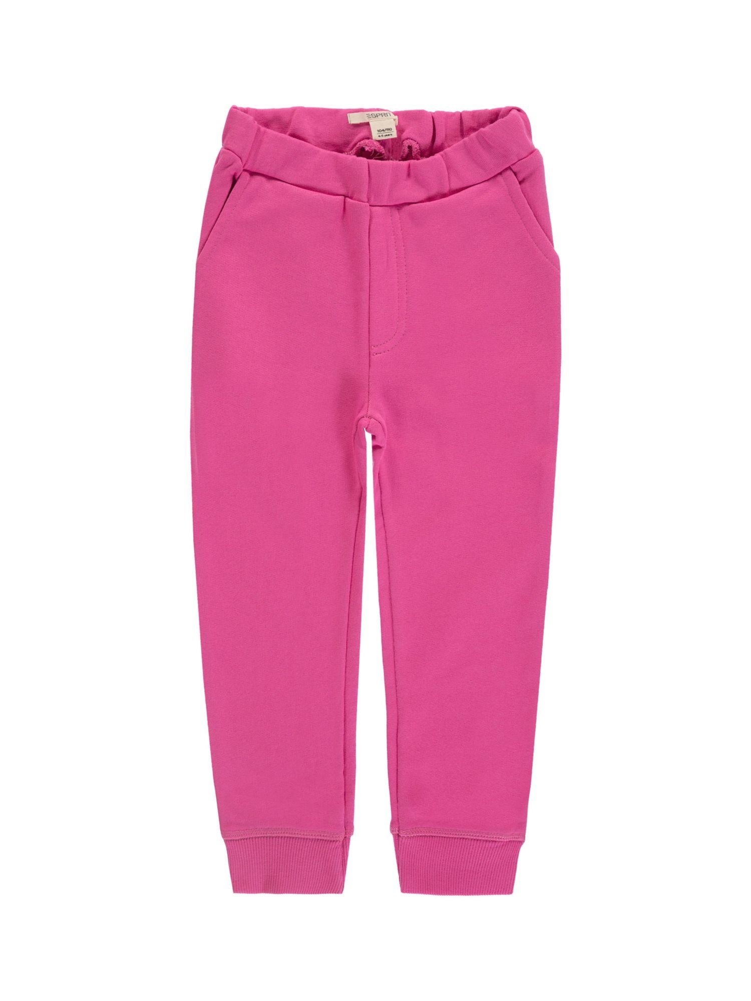 Esprit Sweathose Basic Sweathose aus 100% Baumwolle PINK