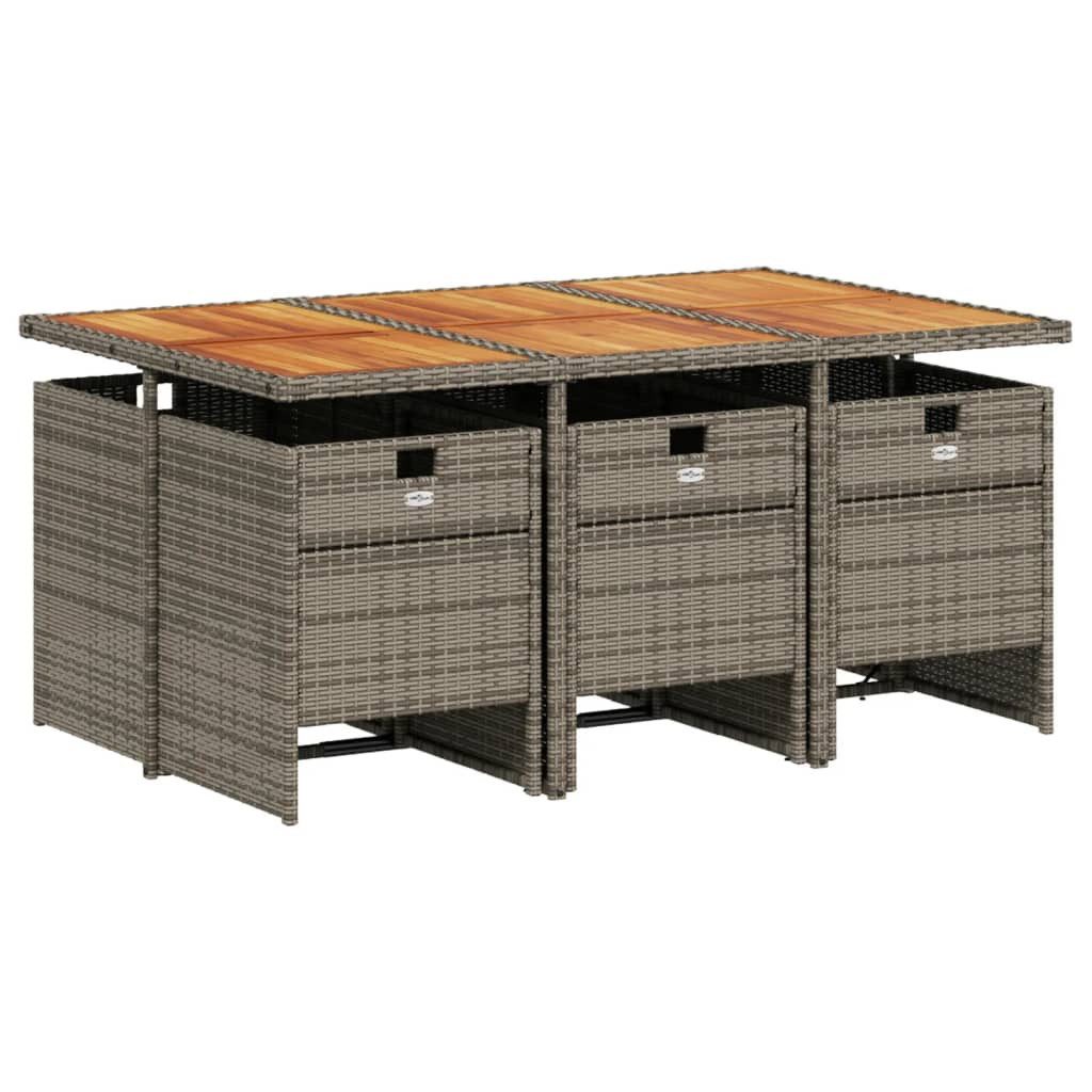 vidaXL Garten-Essgruppe 7-tlg. Garten-Essgruppe mit Kissen günstig online kaufen