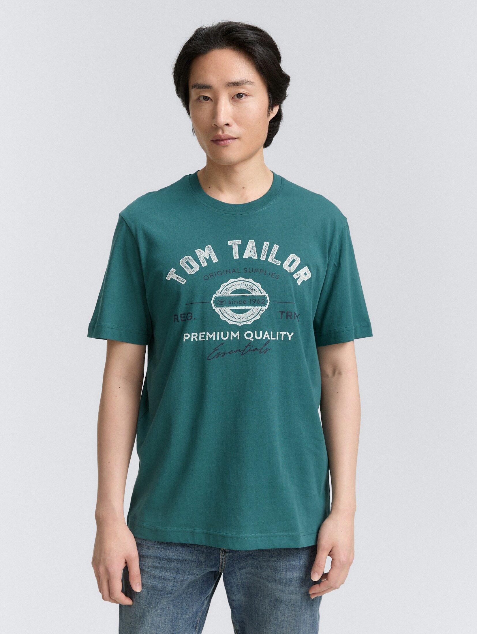 TOM TAILOR T-Shirt T-Shirt mit Logo-Print günstig online kaufen