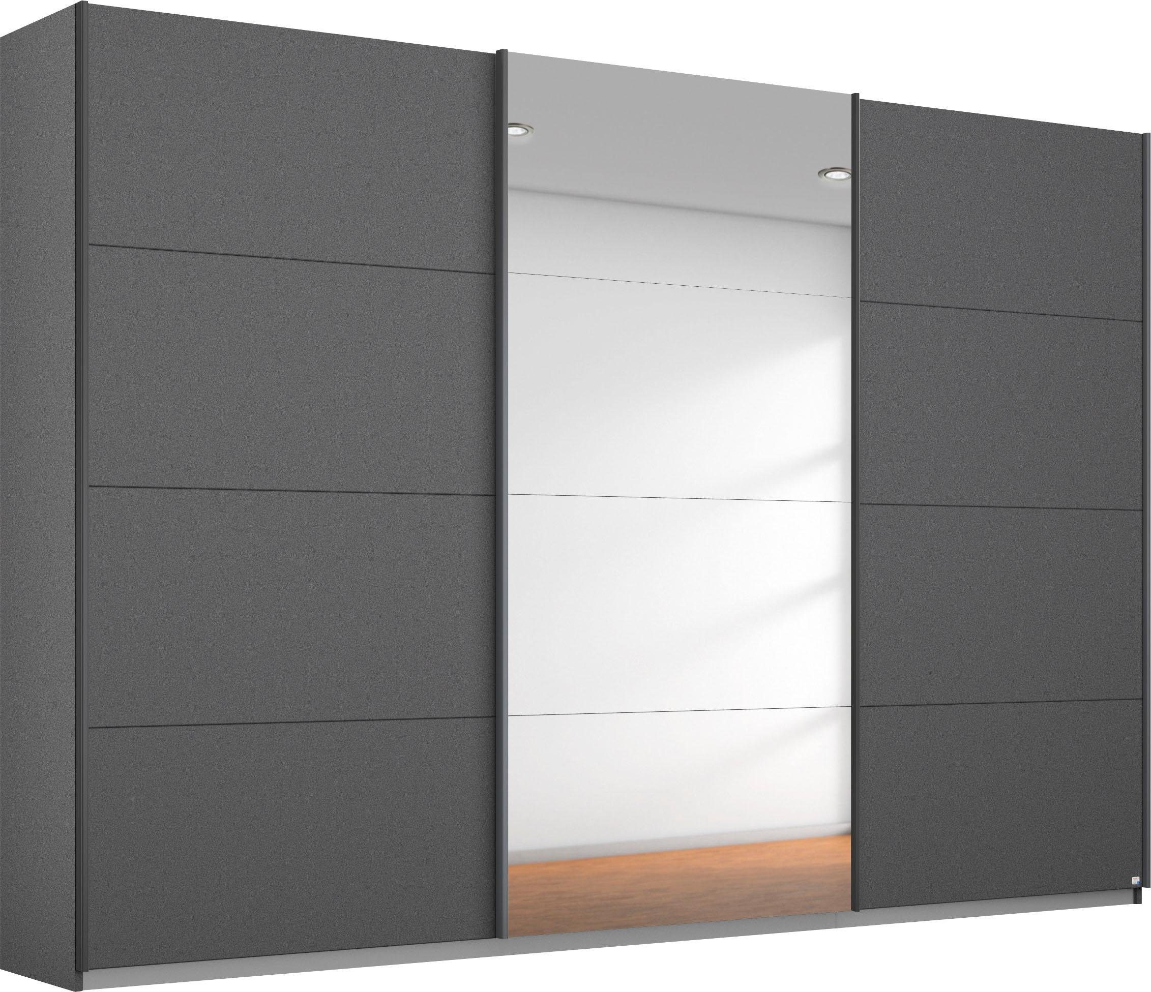 rauch Schwebetürenschrank Kleiderschrank Schrank Garderobe Wäscheschrank KEPAN inkl. Schubladen-Einsatz und extra Einlegeböden MADE IN GERMANY
