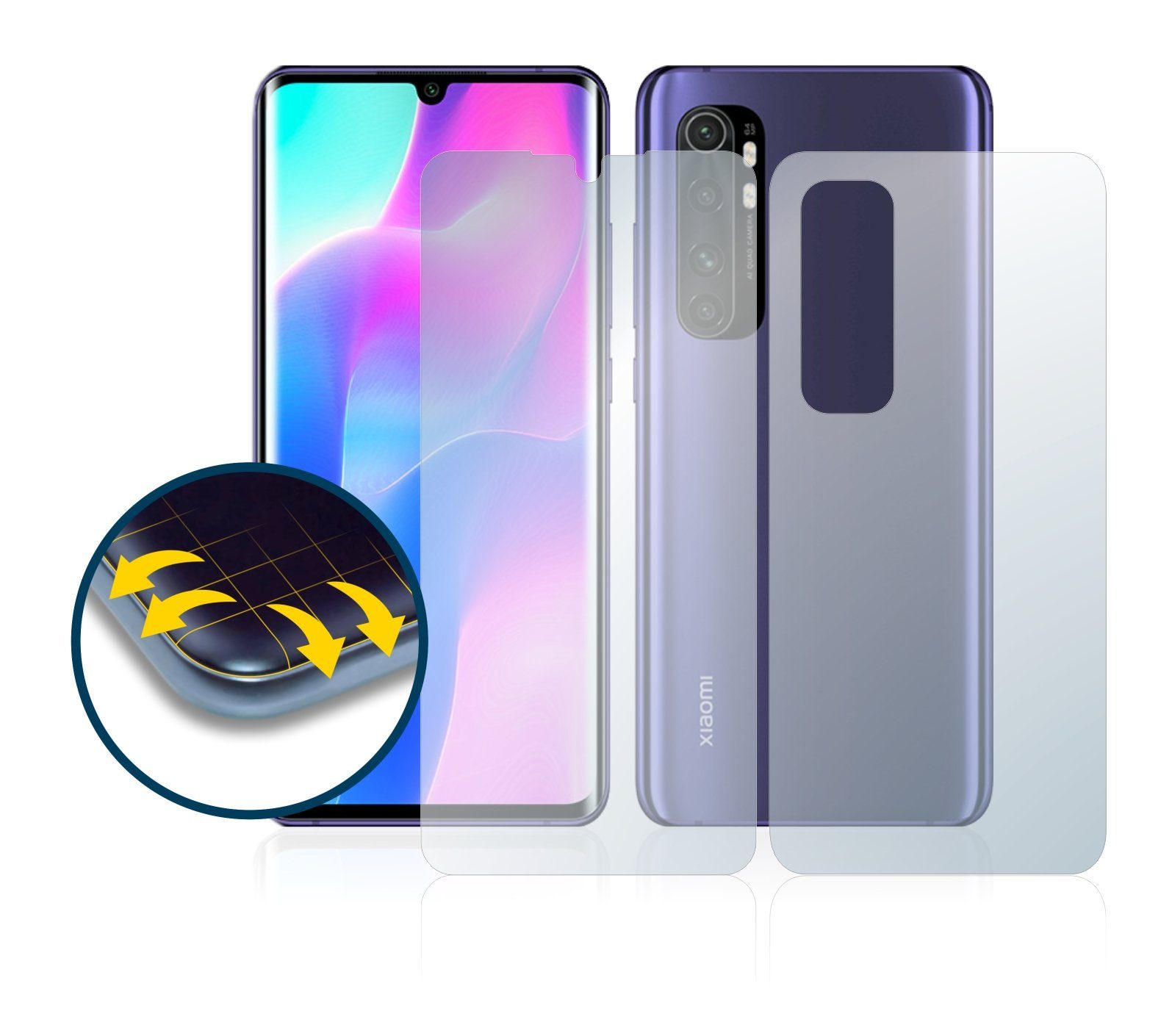 BROTECT »für Xiaomi Mi Note 10 Lite (Display+Rückseite)« für Xiaomi Mi ...