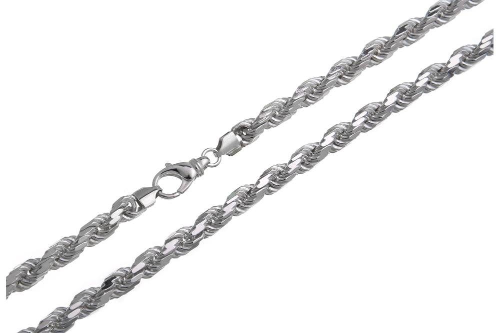Silberkette Kordelkette 6,5mm - 925 Silber