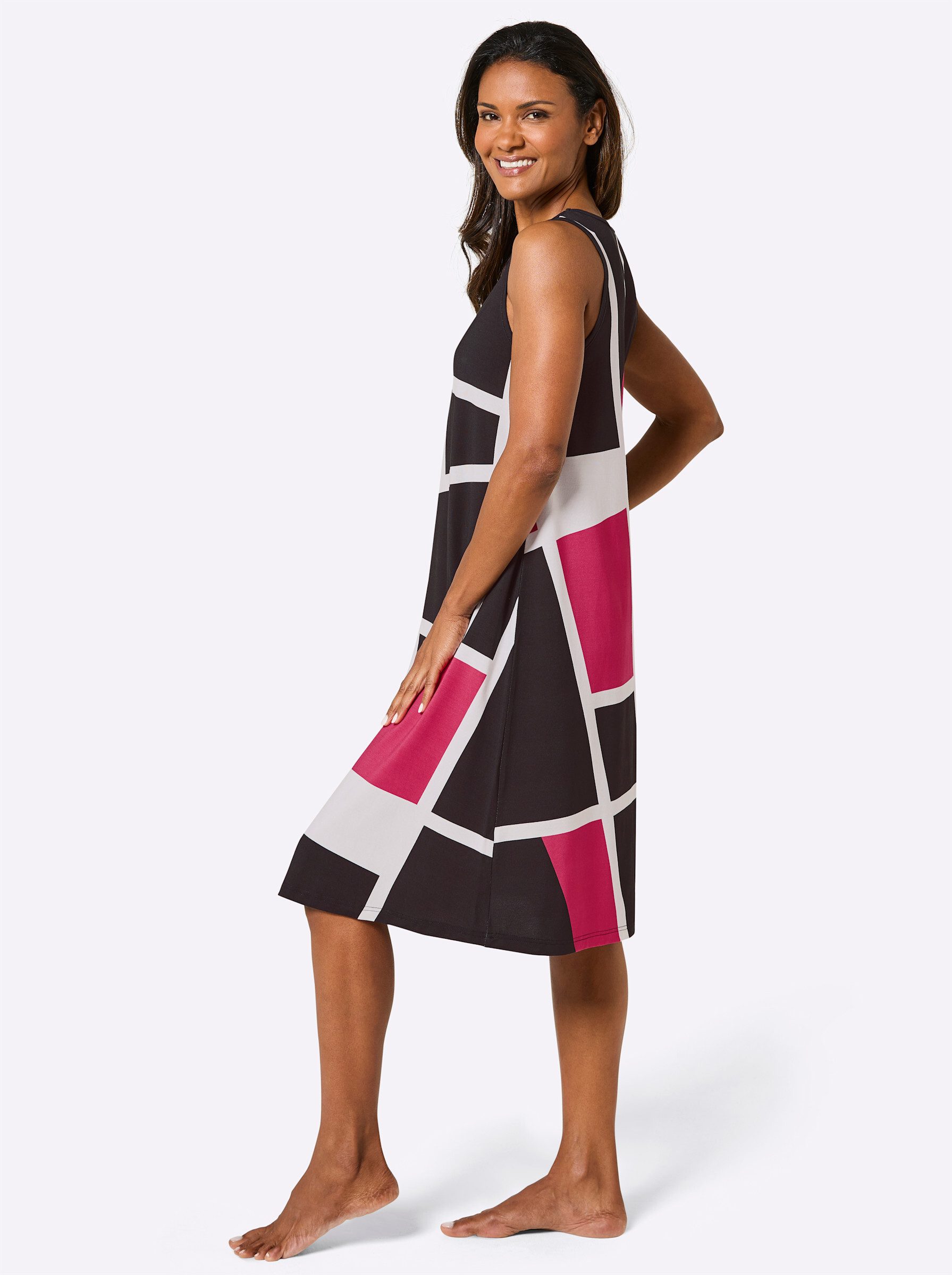 Witt Strandkleid Sommerkleid Ärmellos – Bild 5 von 5