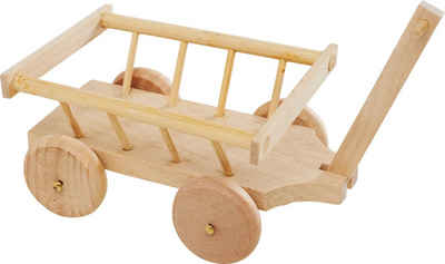 VBS Dekofigur Holz-Leiterwagen, 15 cm x 6 cm