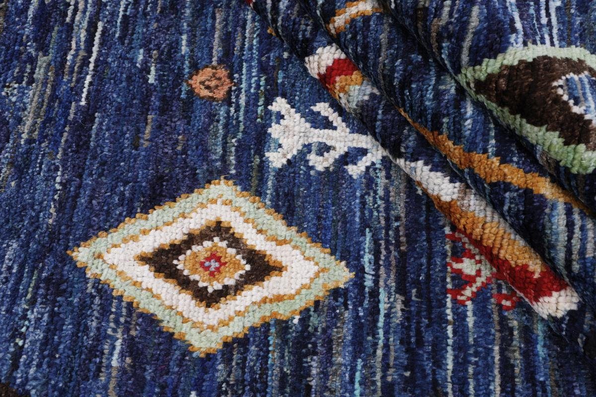 Orientteppich Berber rechteckig, mm Ghashghai Orientteppich, Moderner 205x303 Trading, 10 Höhe: Handgeknüpfter Nain