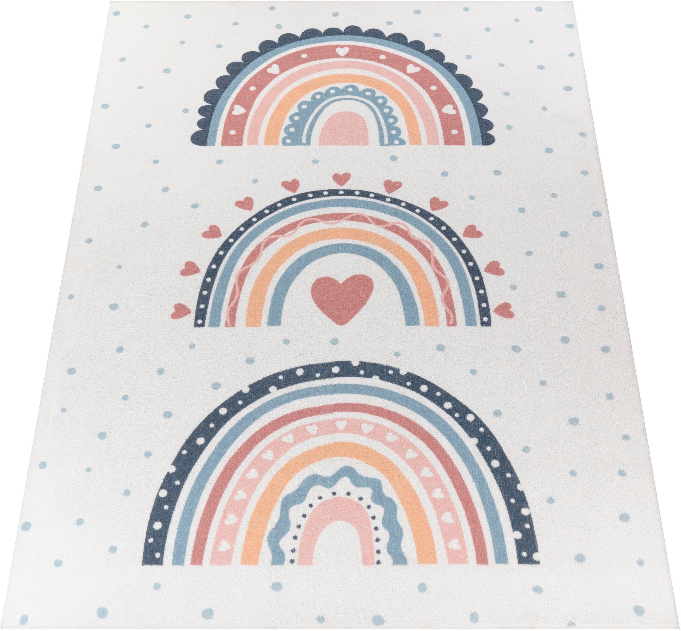 Paco Home Kinderteppich Eliz 392, rechteckig, Höhe: 12 mm, Kurzflor, Spielt günstig online kaufen