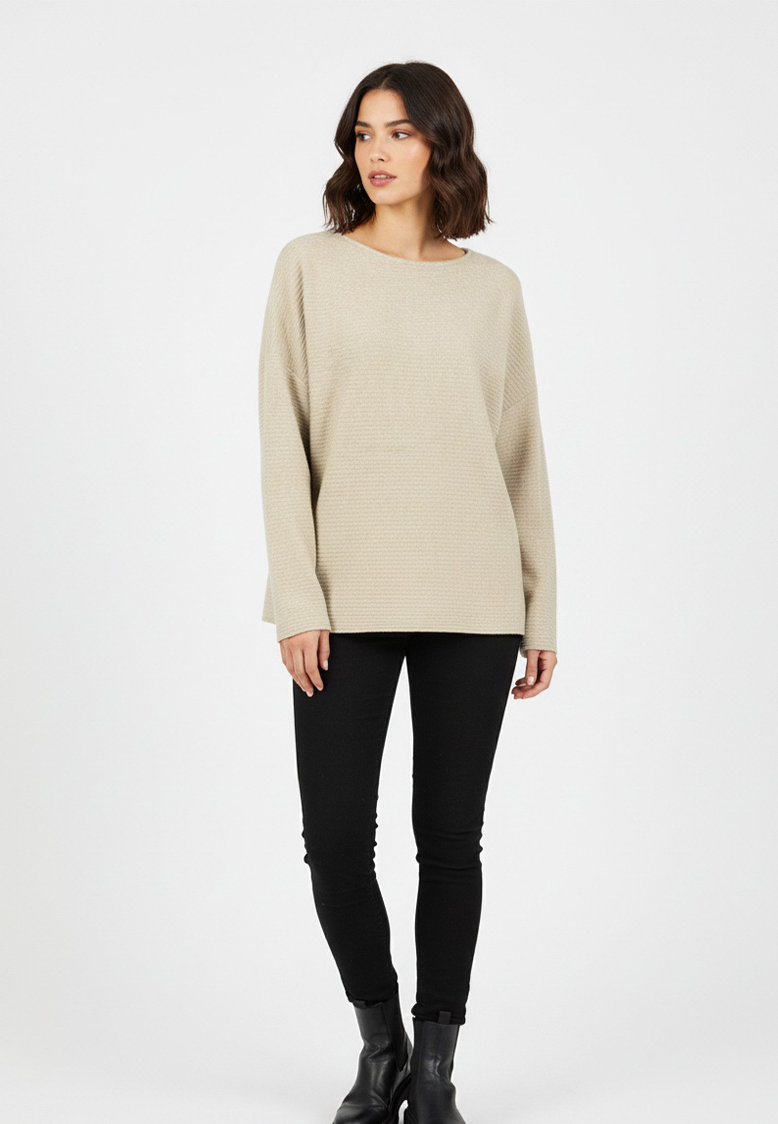 SUBLEVEL Strickpullover Bequemes Strickmode-Essential für jeden Anlass (1-t günstig online kaufen