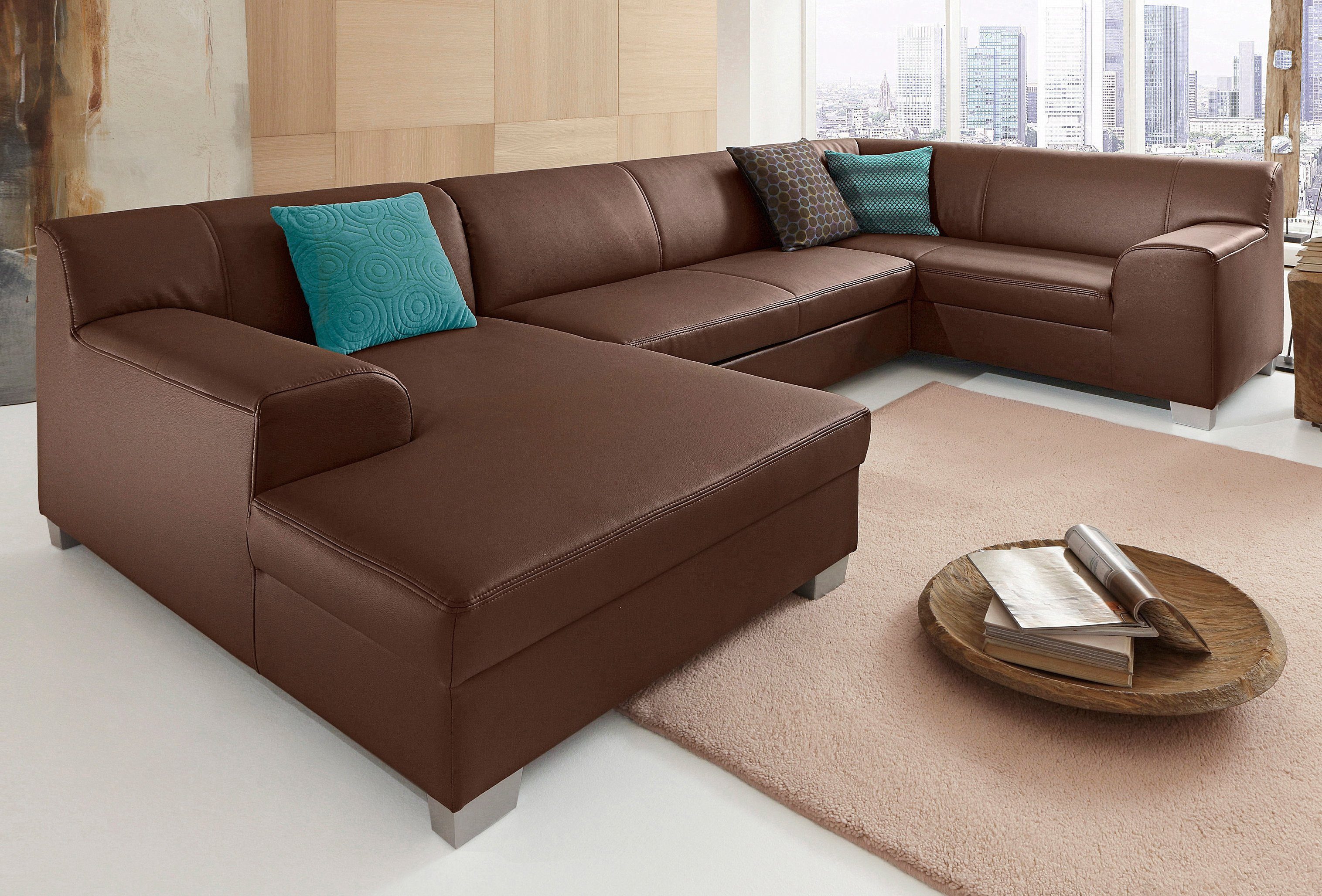 DOMO collection Wohnlandschaft "Amando in vielen Bezugsvarianten, auch in L günstig online kaufen